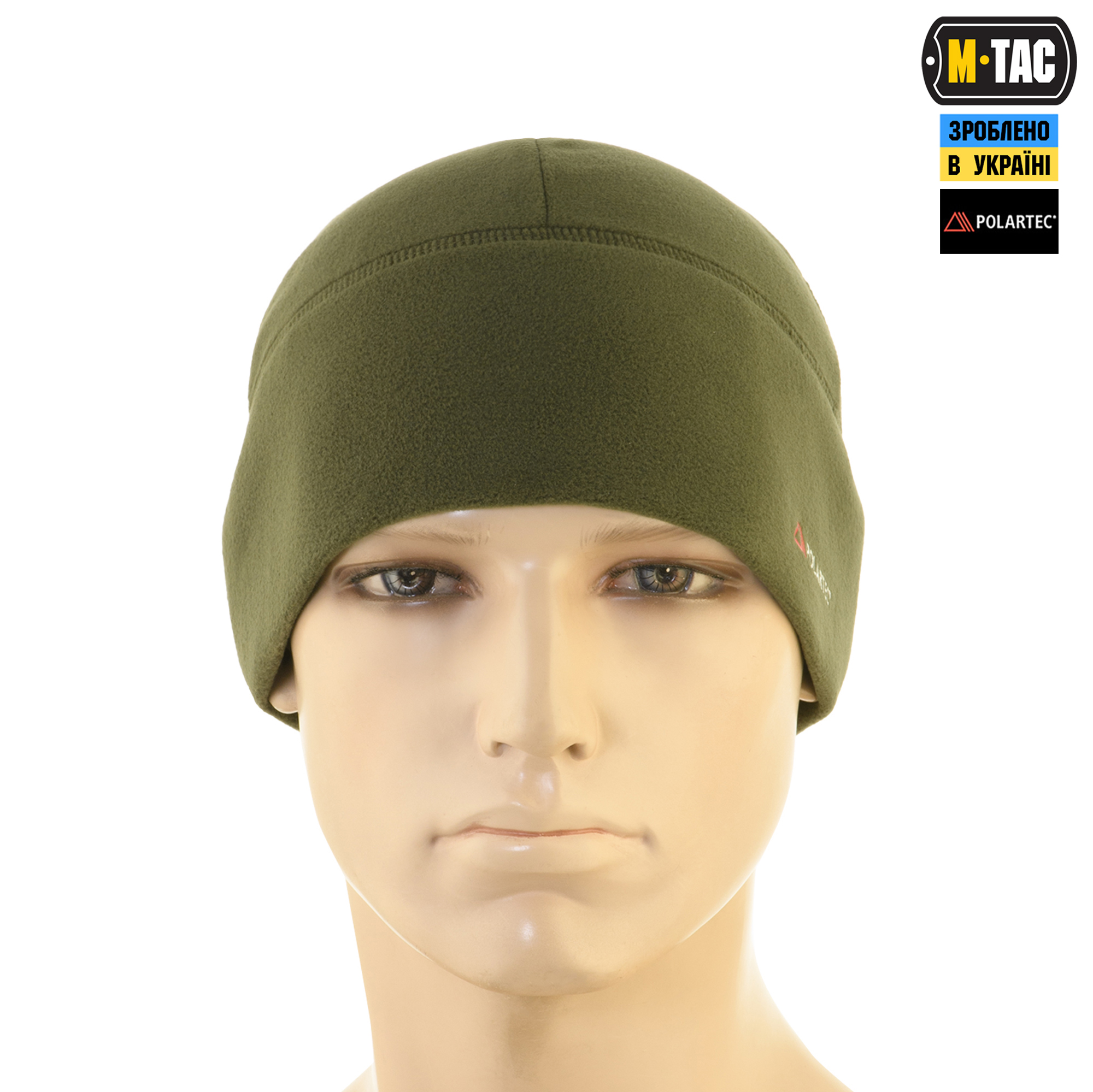 M-Tac шапка Watch Cap флис Light Polartec Army Olive — 3