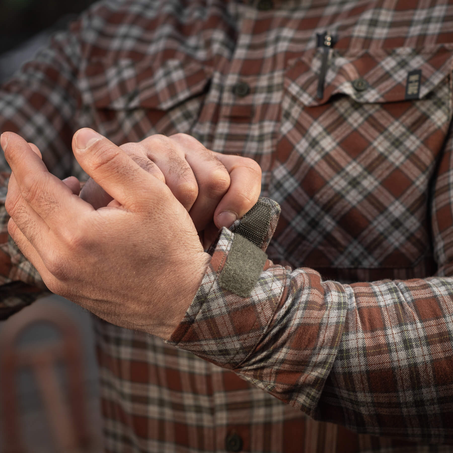 M-Tac рубашка Lumberjack Cotton Shirt Brown/Grey — 17