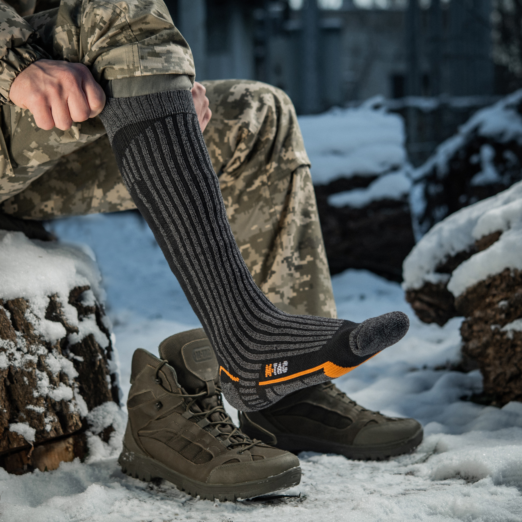 M-Tac носки Coolmax 75% Long Black — 22