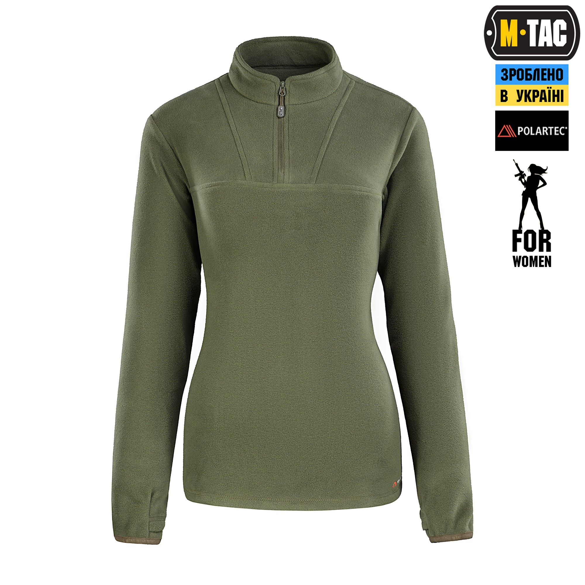 M-Tac кофта Delta Polartec Lady Army Olive — 3