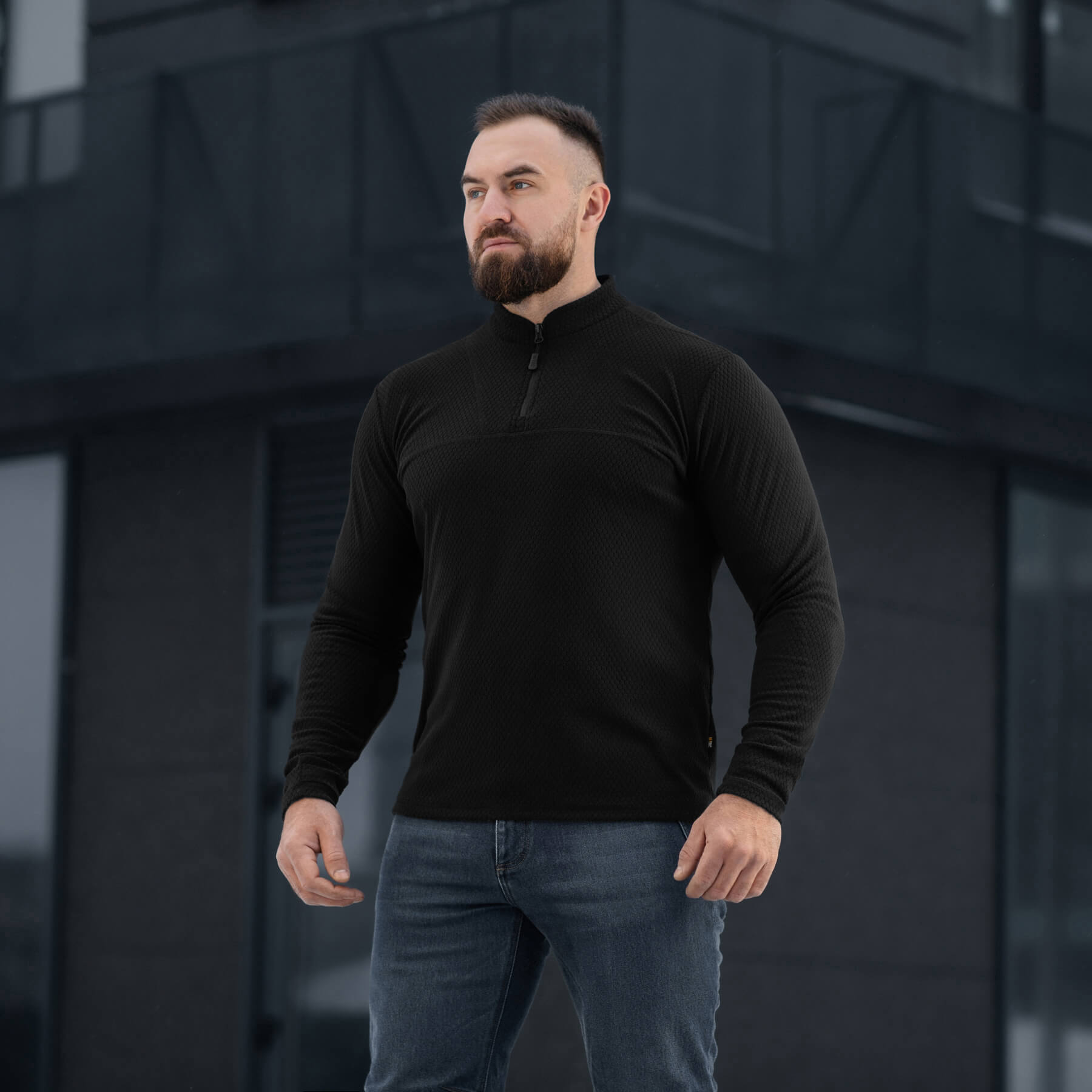 M-Tac терморубашка флис Delta Level 2 Hex Black — 9