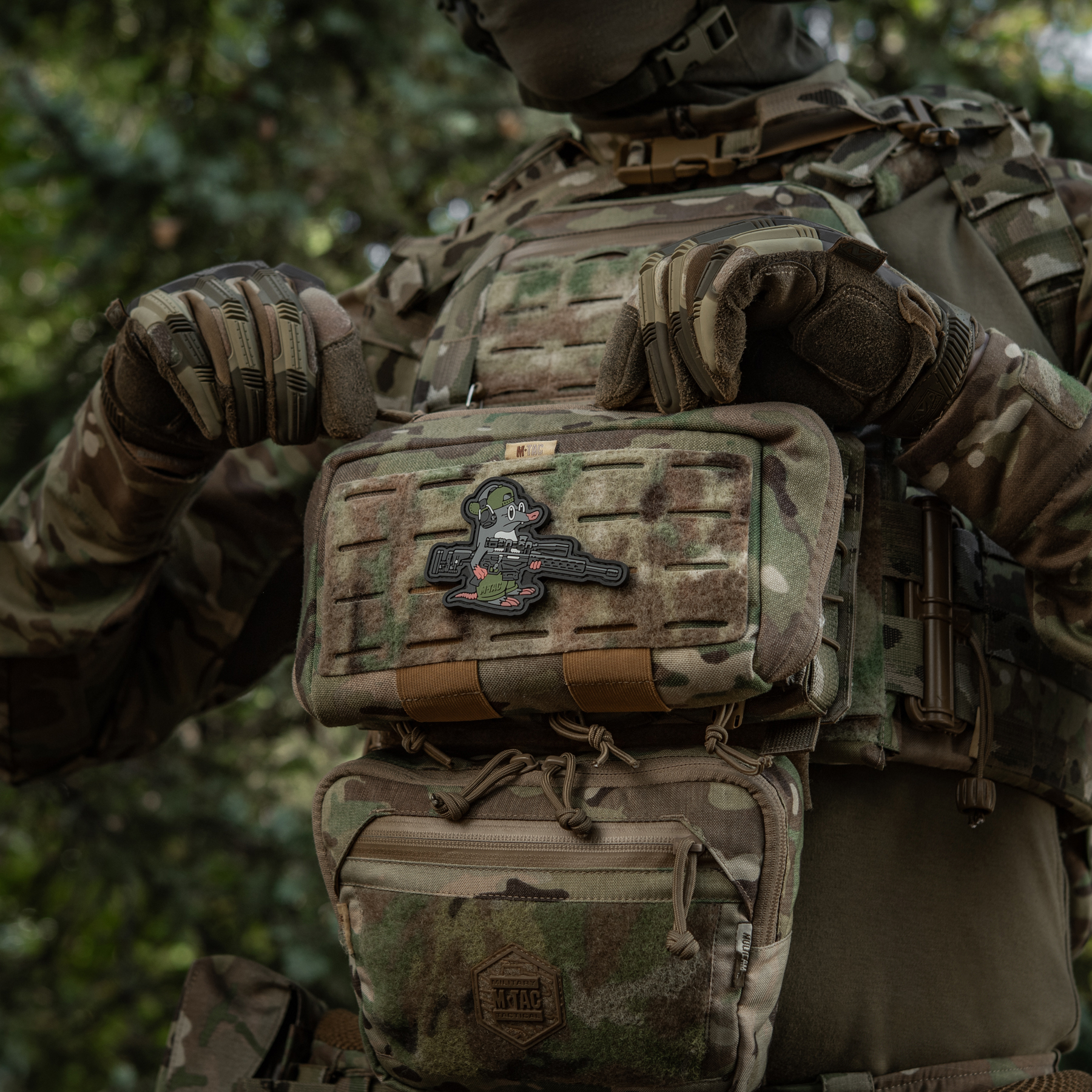 M-Tac нашивка Крот (PVC) — 12