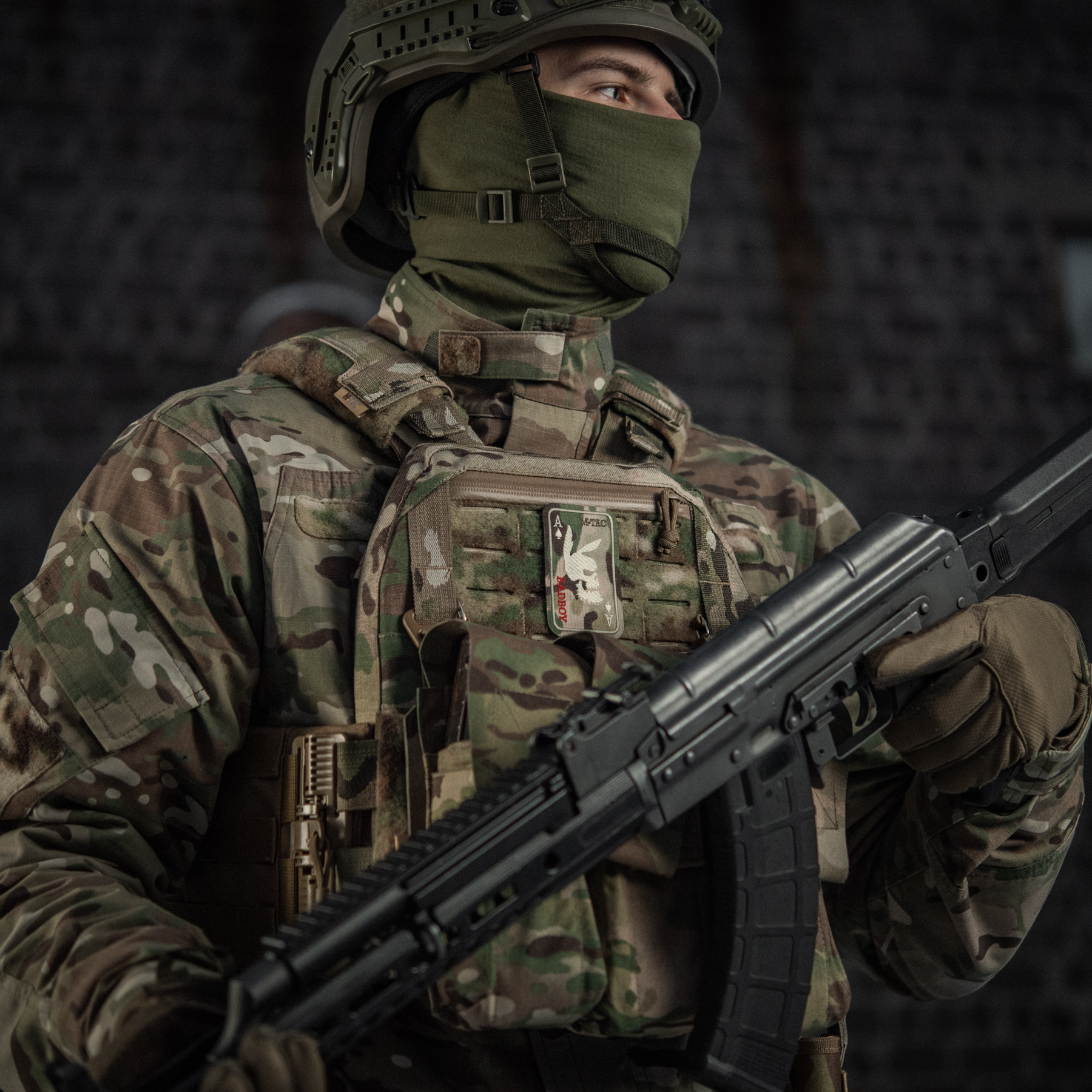 M-Tac нашивка Bad Boy (вишивка) Multicam — 5