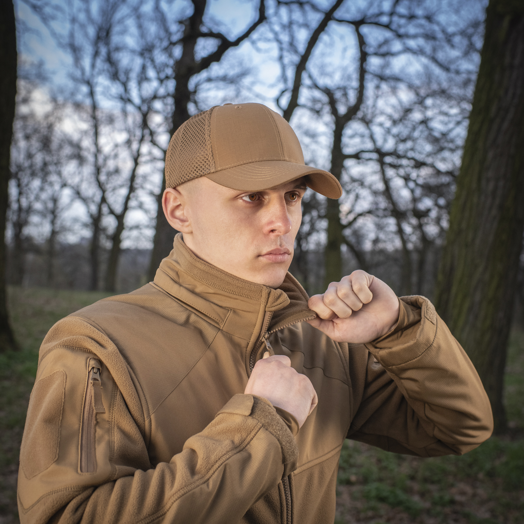 M-Tac бейсболка с сеткой Flex рип-стоп Coyote Brown — 7