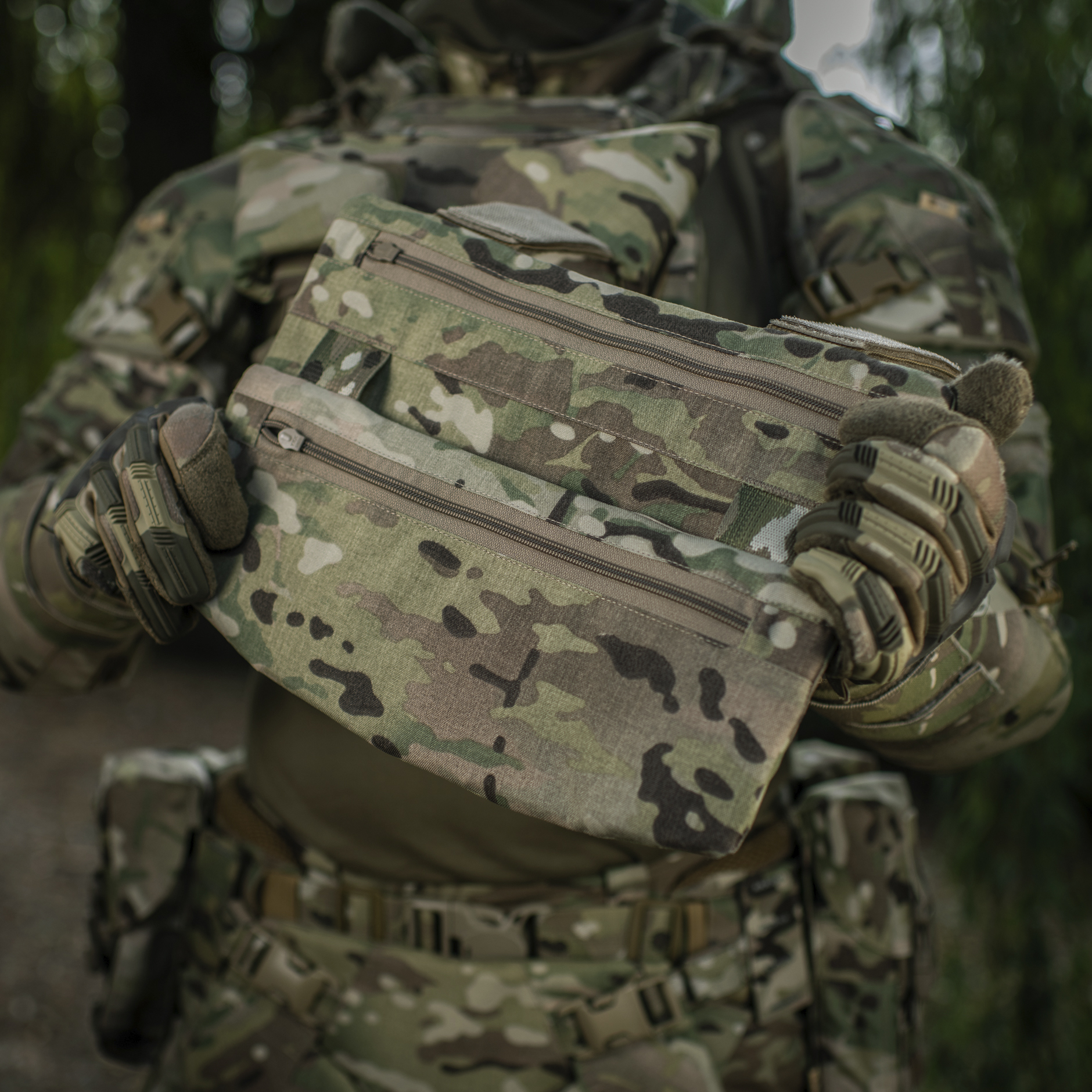 M-Tac защита живота с баллистическим пакетом 1 класс защиты (FMS) Laser Cut Multicam — 32