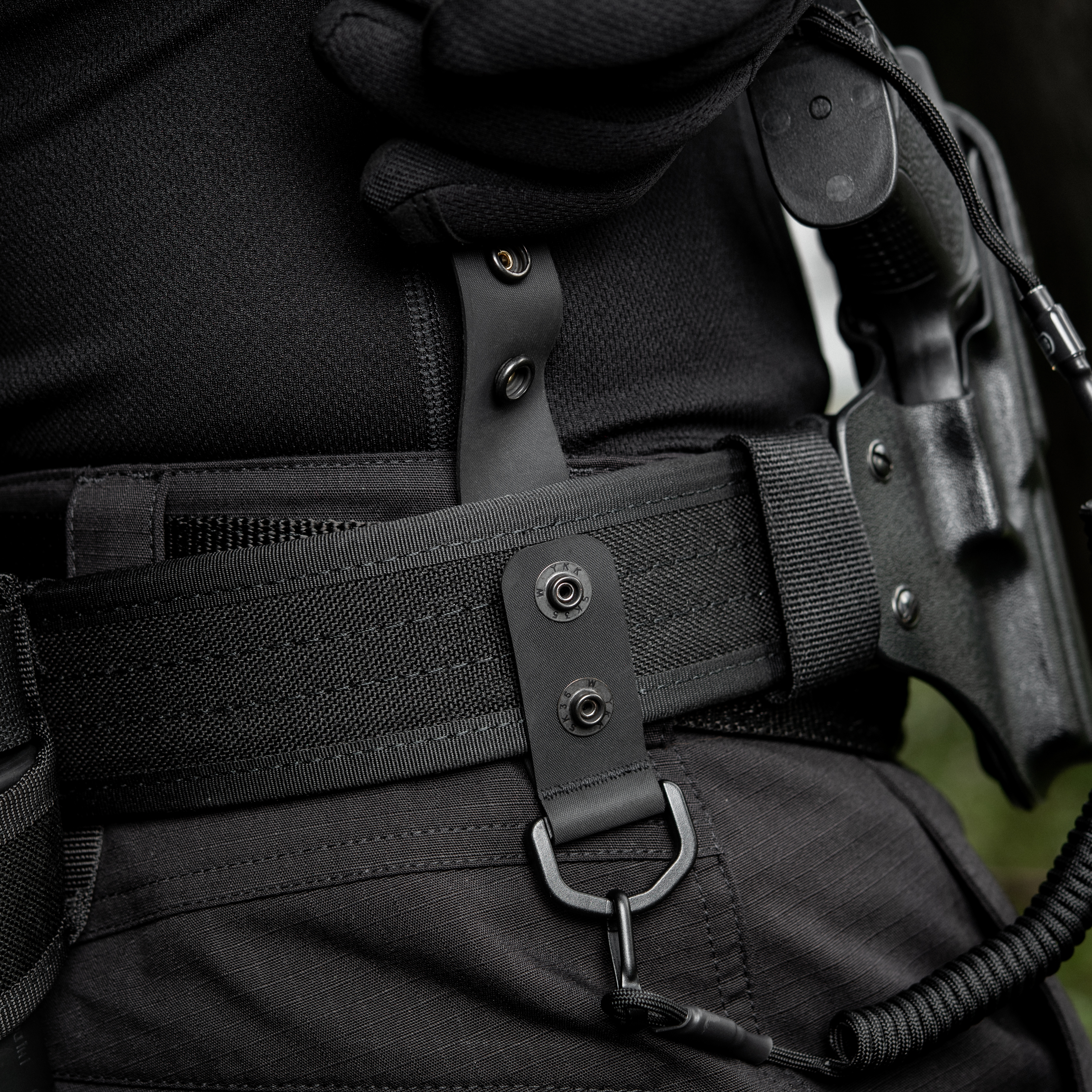 M-Tac крепления c D-кольцом на тактический ремень (2 шт) Black — 7