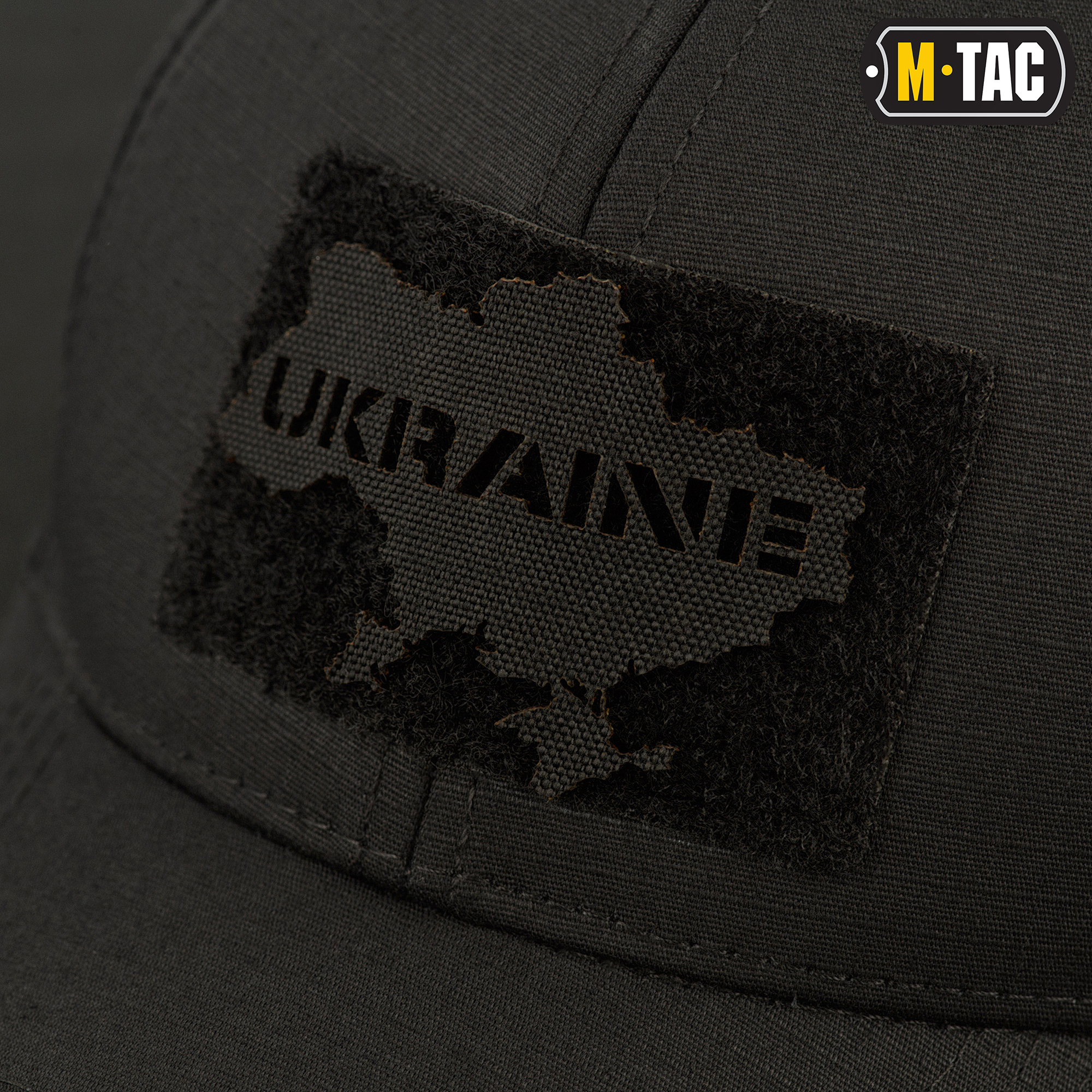 M-Tac нашивка Ukraine (контур) сквозная Laser Cut Black — 4