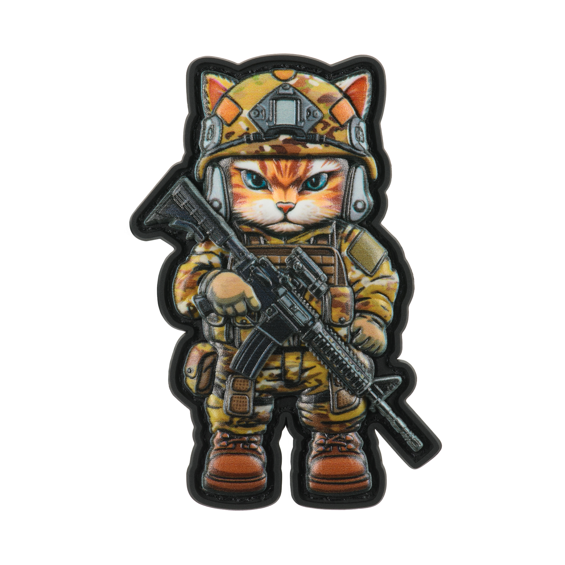 Нашивка Котик ЗСУ PVC MC — 2