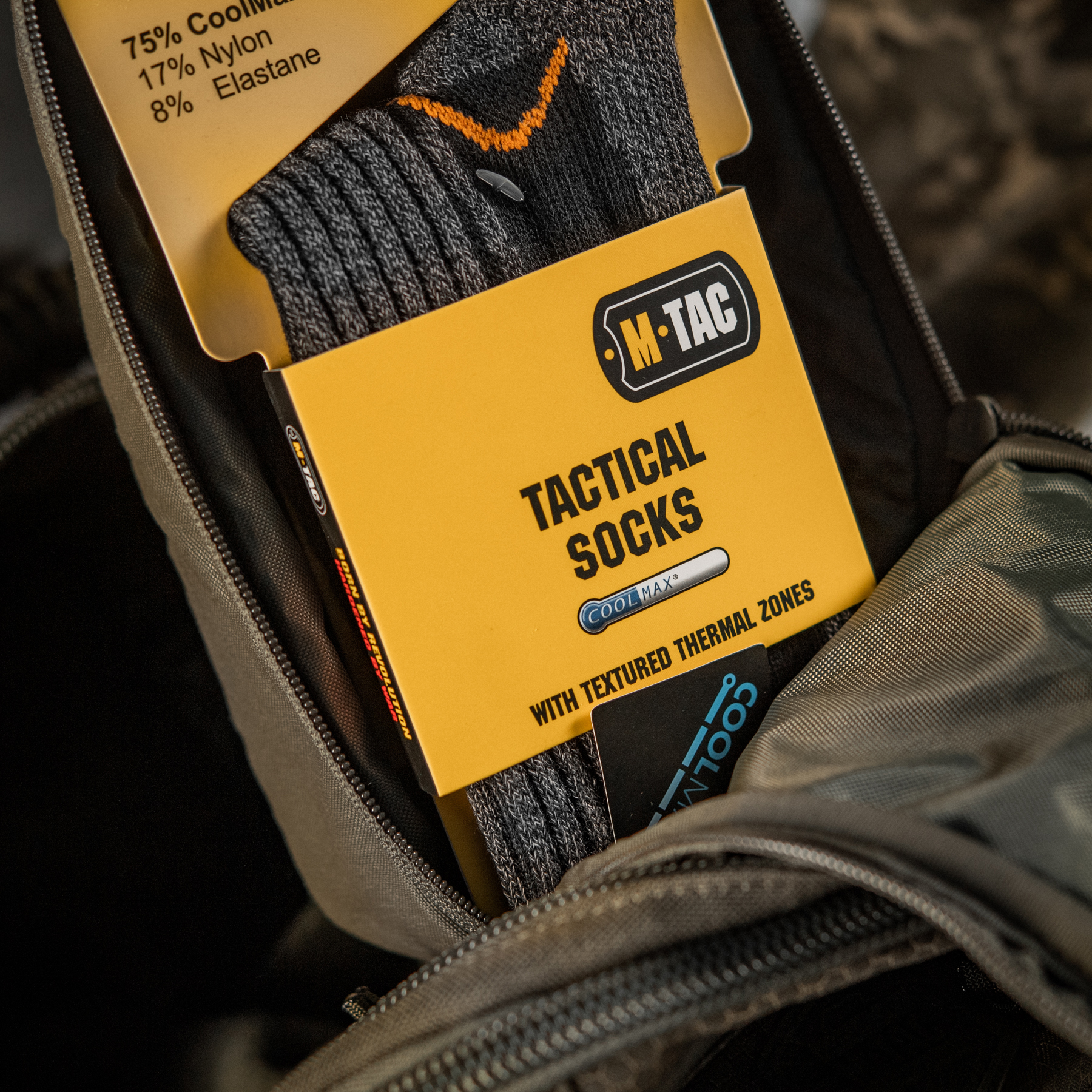 M-Tac носки Coolmax 75% Long Black — 19
