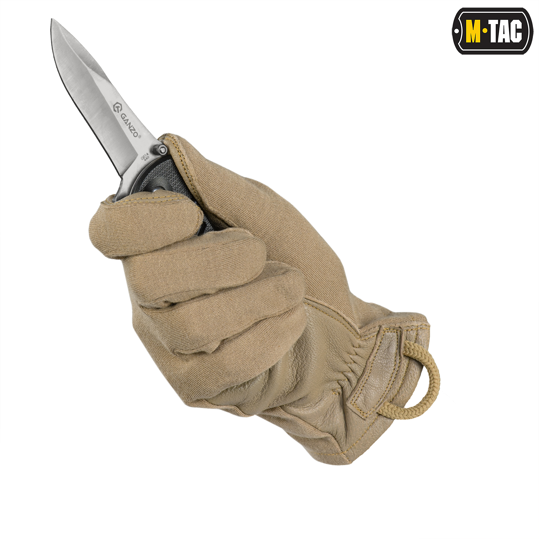 M-Tac перчатки Nomex Sport Leather Coyote — 6