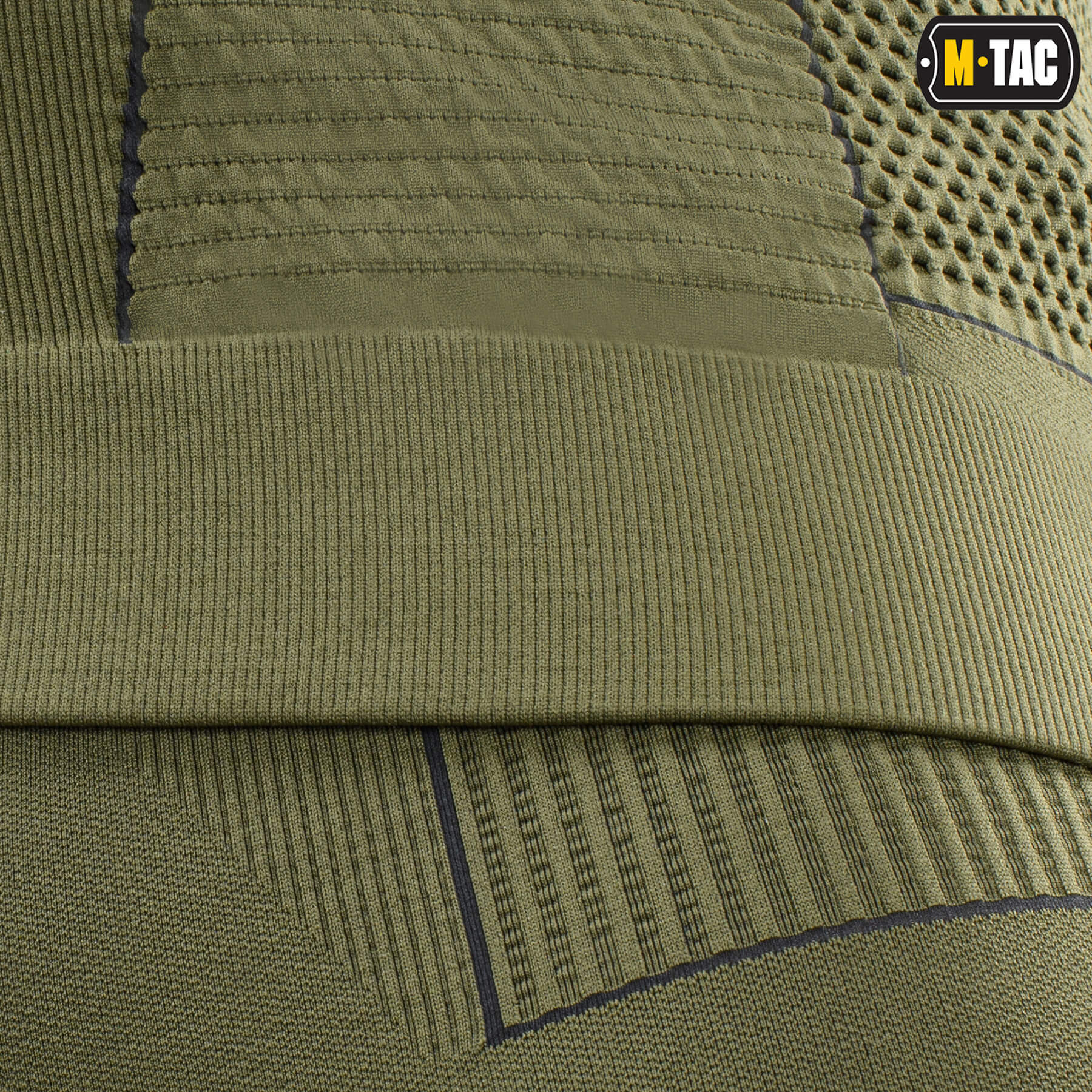 M-Tac терморубашка компрессионная Ranger Green/Dark Grey — 11