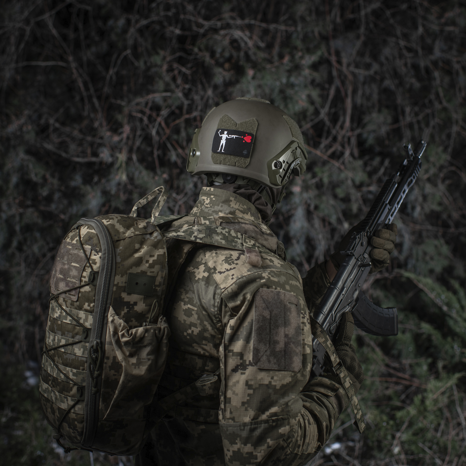 M-Tac нашивка прапор Чорна Борода АК-74 Black — 9