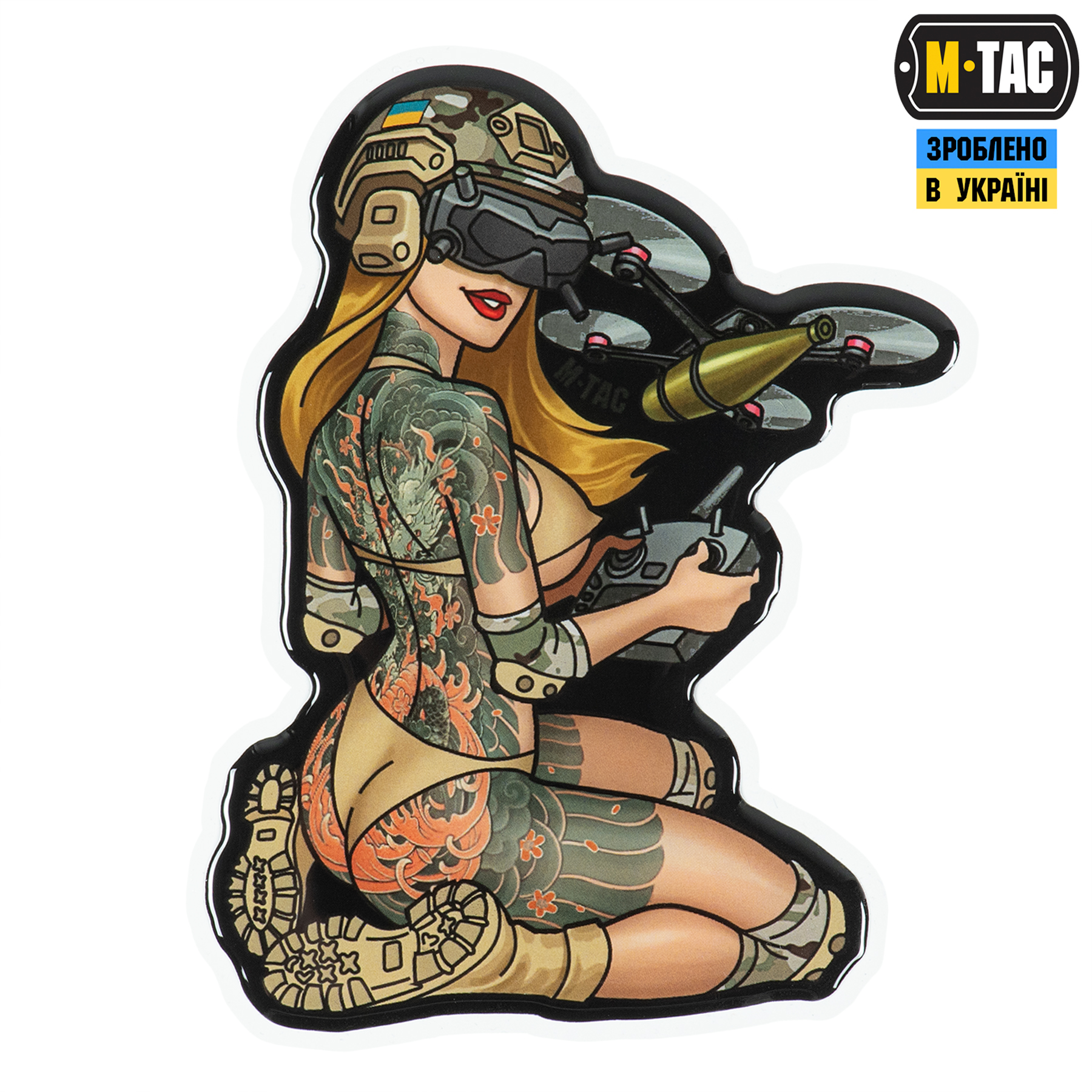 M-Tac наклейка обємна girl №6 Якудза — 2