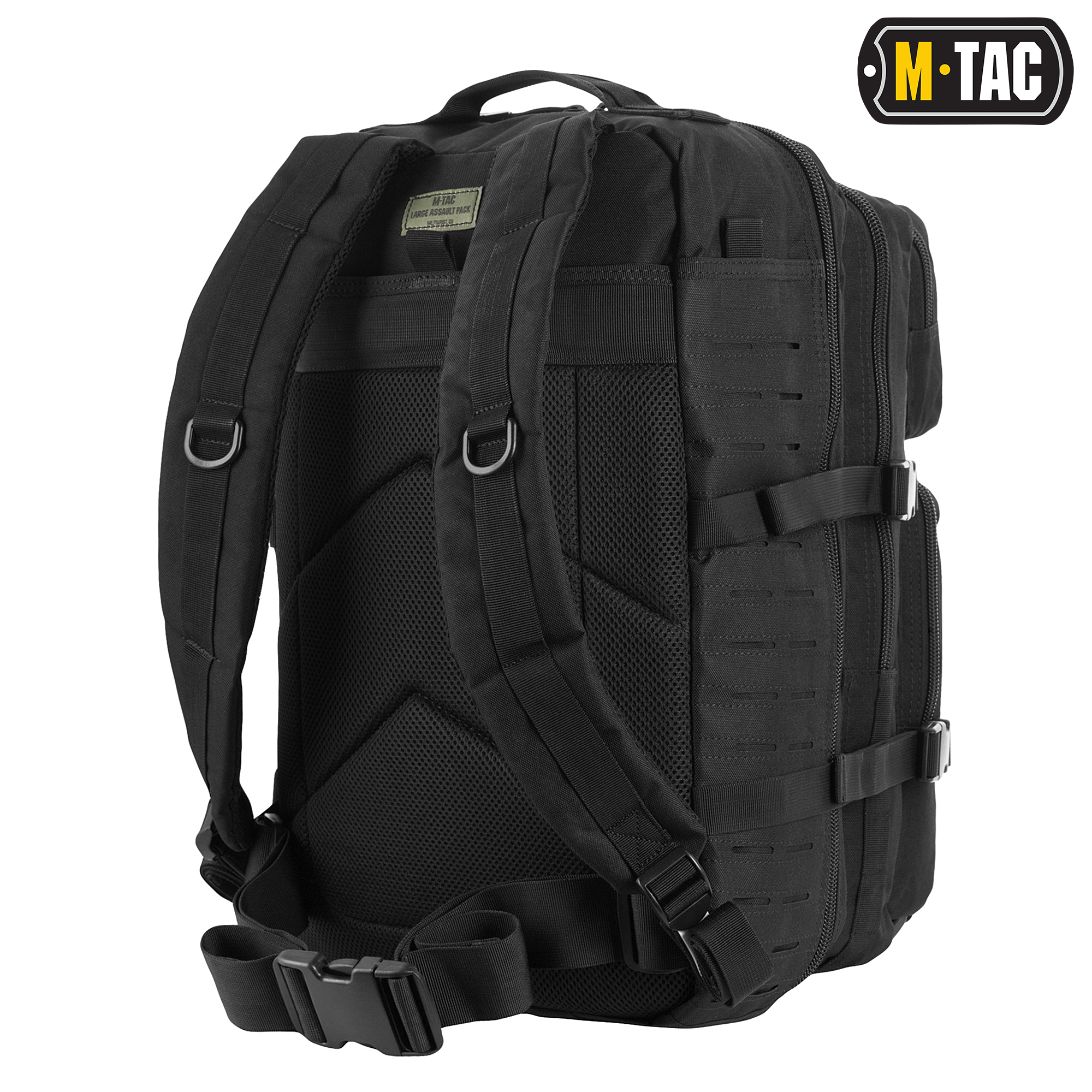 M-Tac рюкзак Large Assault Pack Laser Cut Black — 3