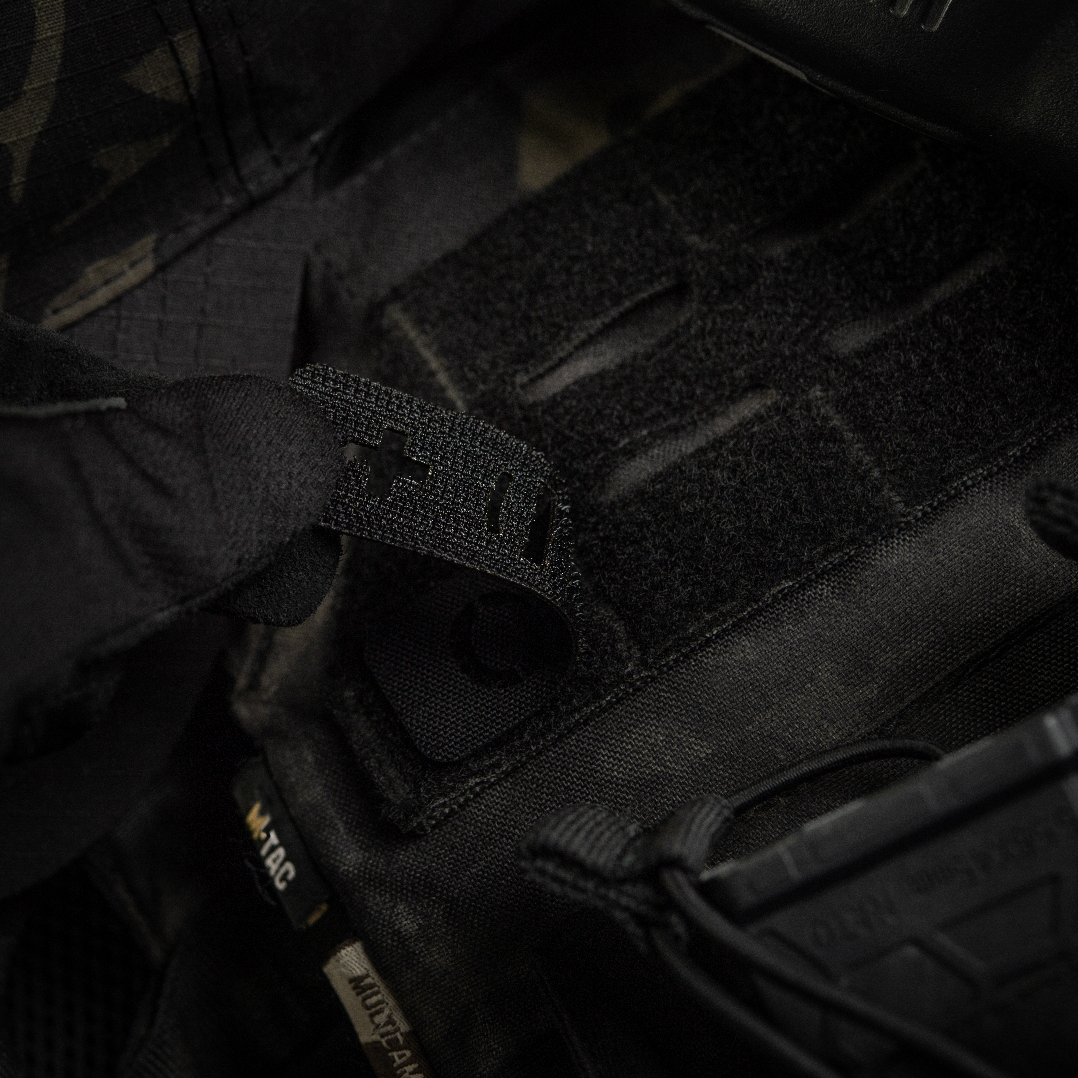 M-Tac нашивка группа крови O (I) + сквозная Laser Cut 25х80 Black — 5