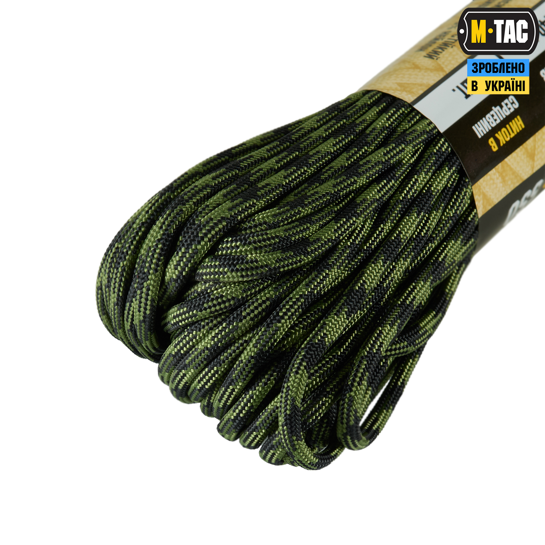 M-Tac паракорд 550 type III 30m Black & Army Green — 4