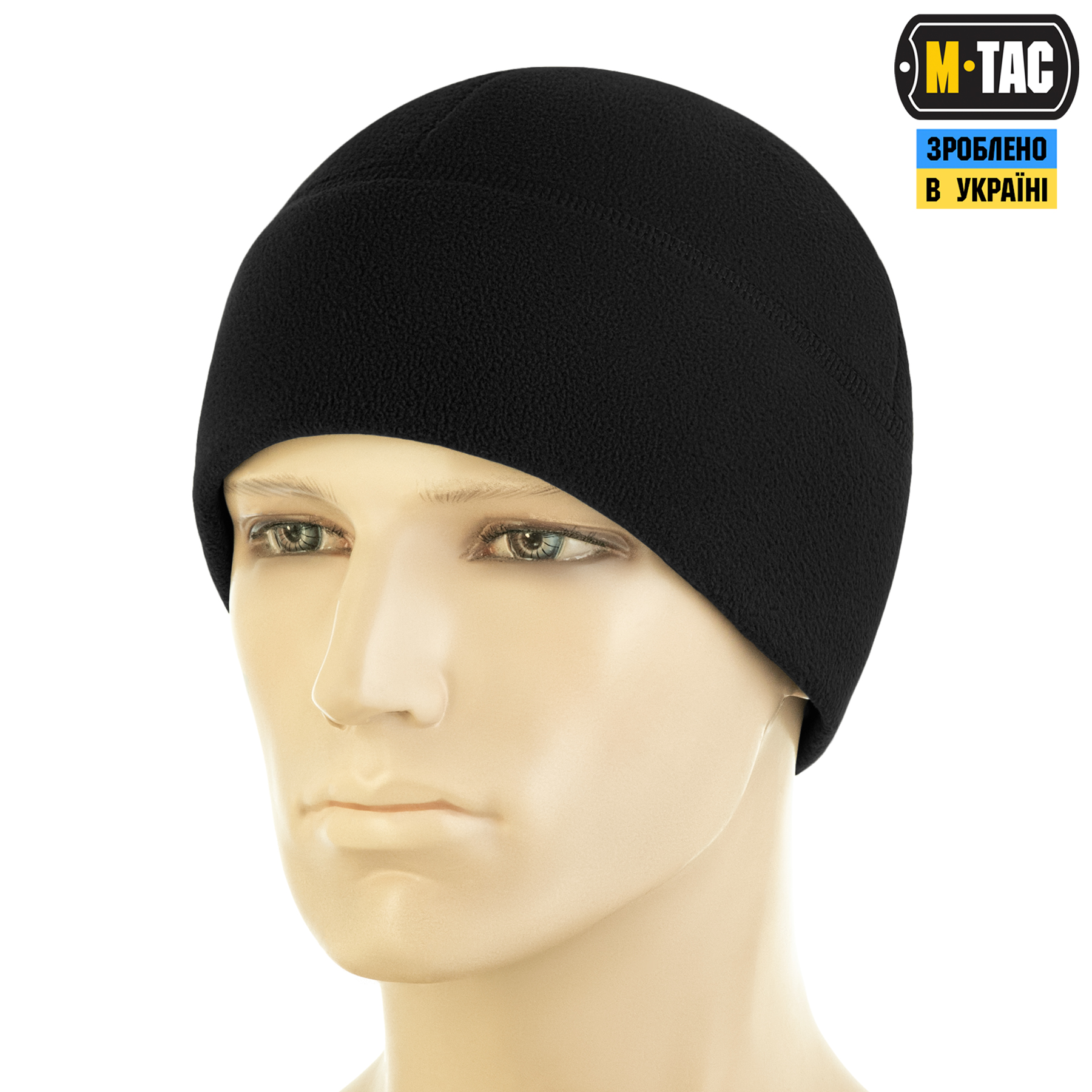 M-Tac шапка Watch Cap Elite флис (320г/м2) with Slimtex Black — 2