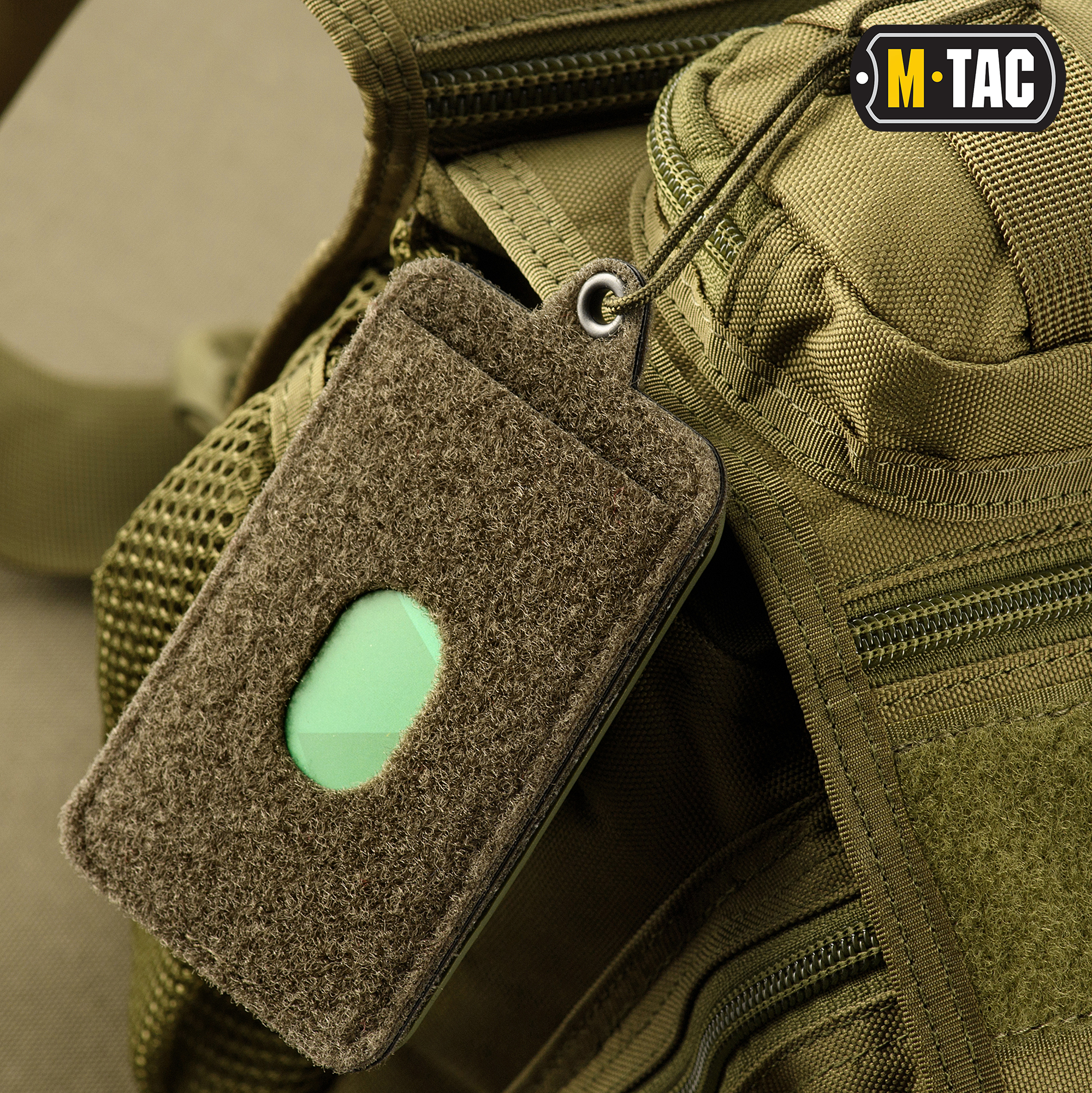 M-Tac панель для нашивок подвесная с карманом для ID-карты Olive — 9