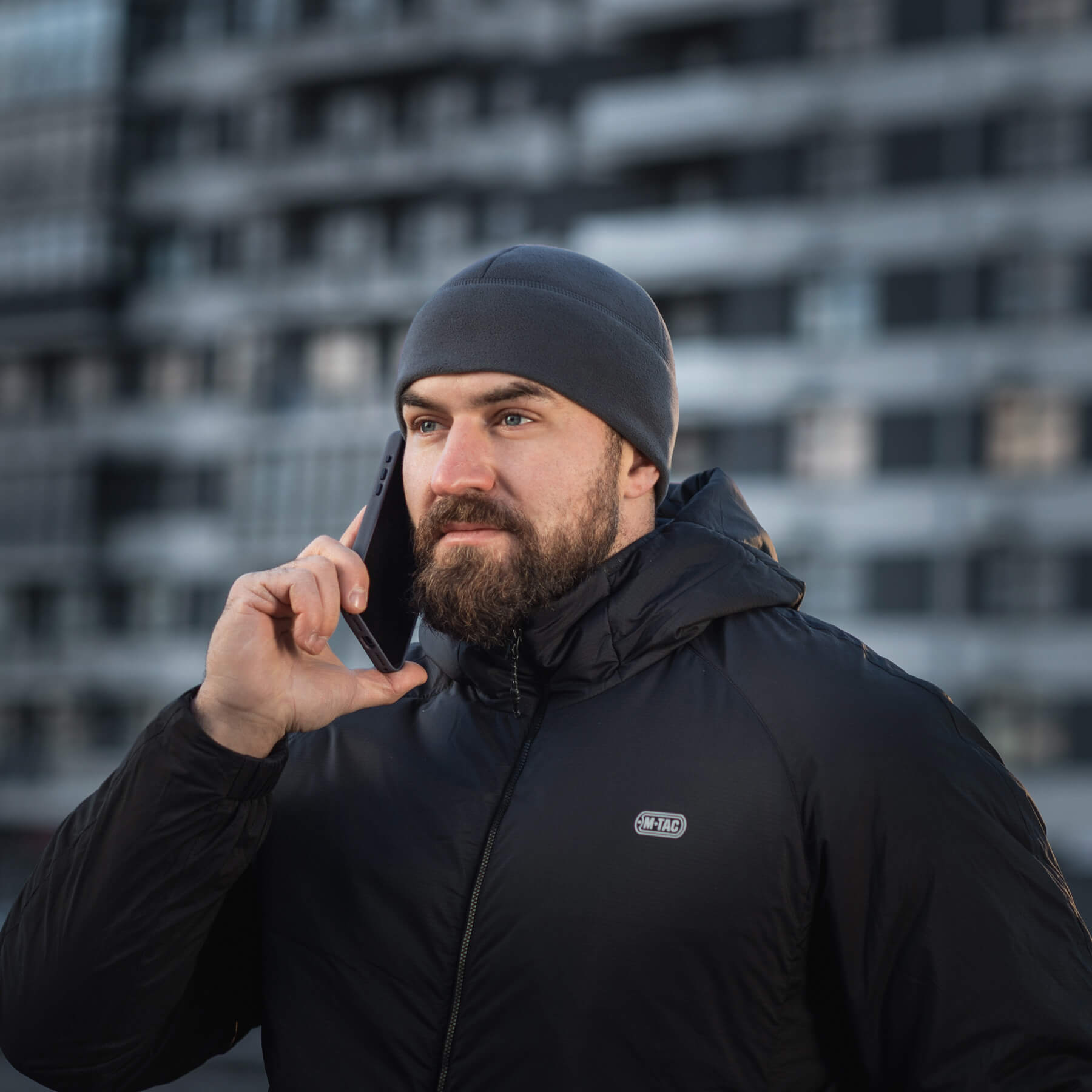 M-Tac шапка Watch Cap Elite флис (320г/м2) Dark Grey — 15