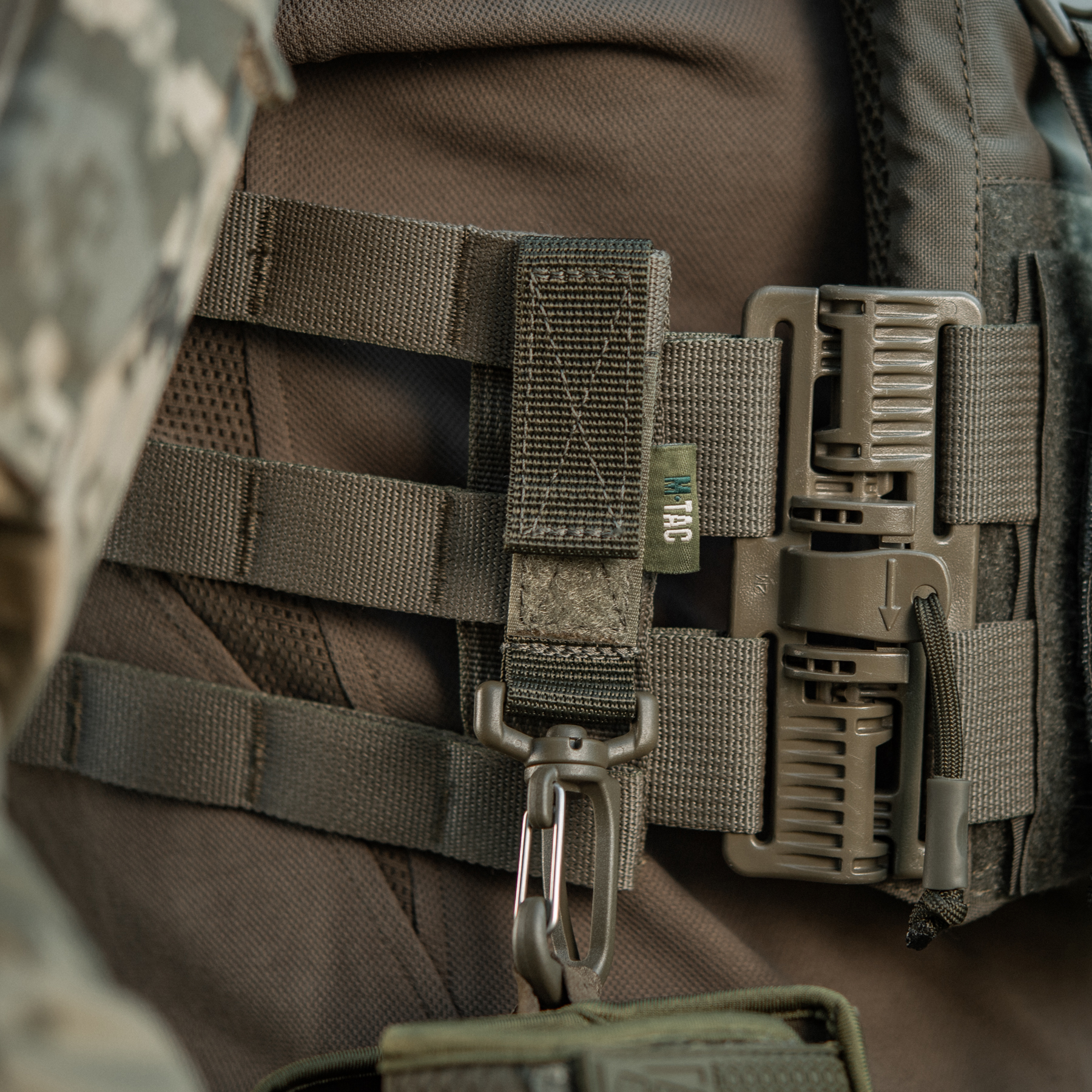 M-Tac крепление с карабином Ranger Green — 12