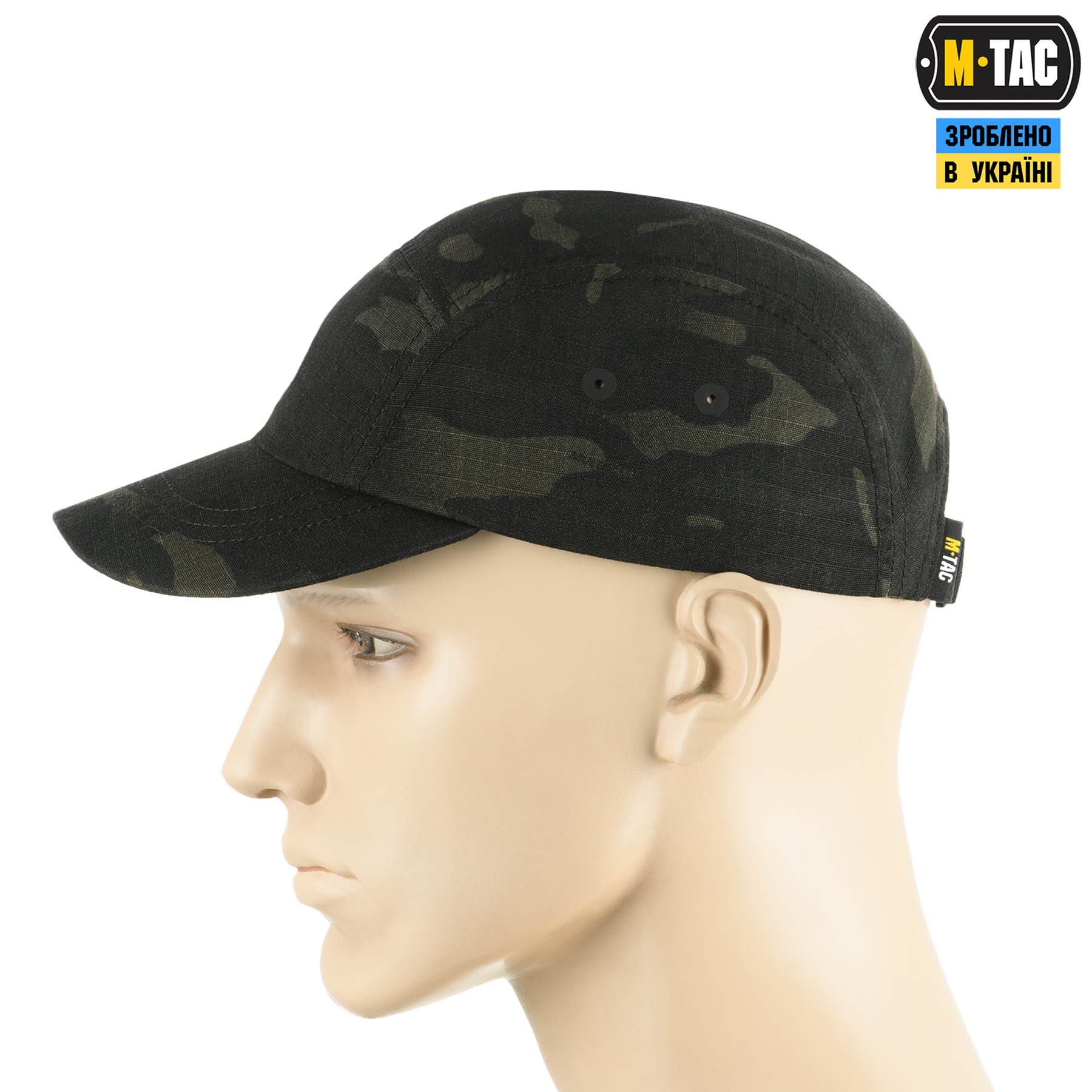 M-Tac бейсболка Five Panel NYCO Extreme Multicam Black — 3