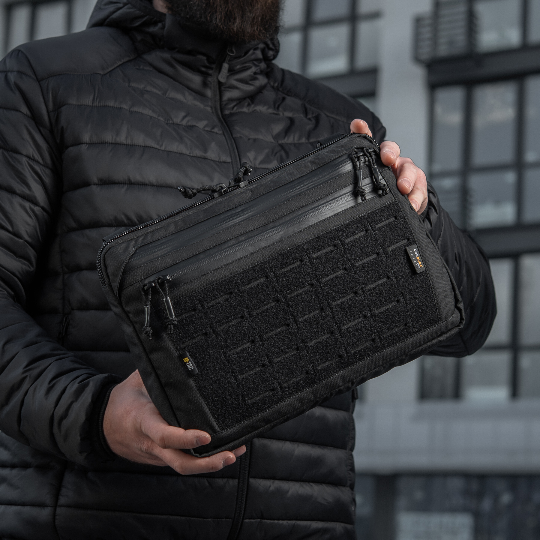 M-Tac сумка Admin Bag Large Elite с липучкой Black — 27