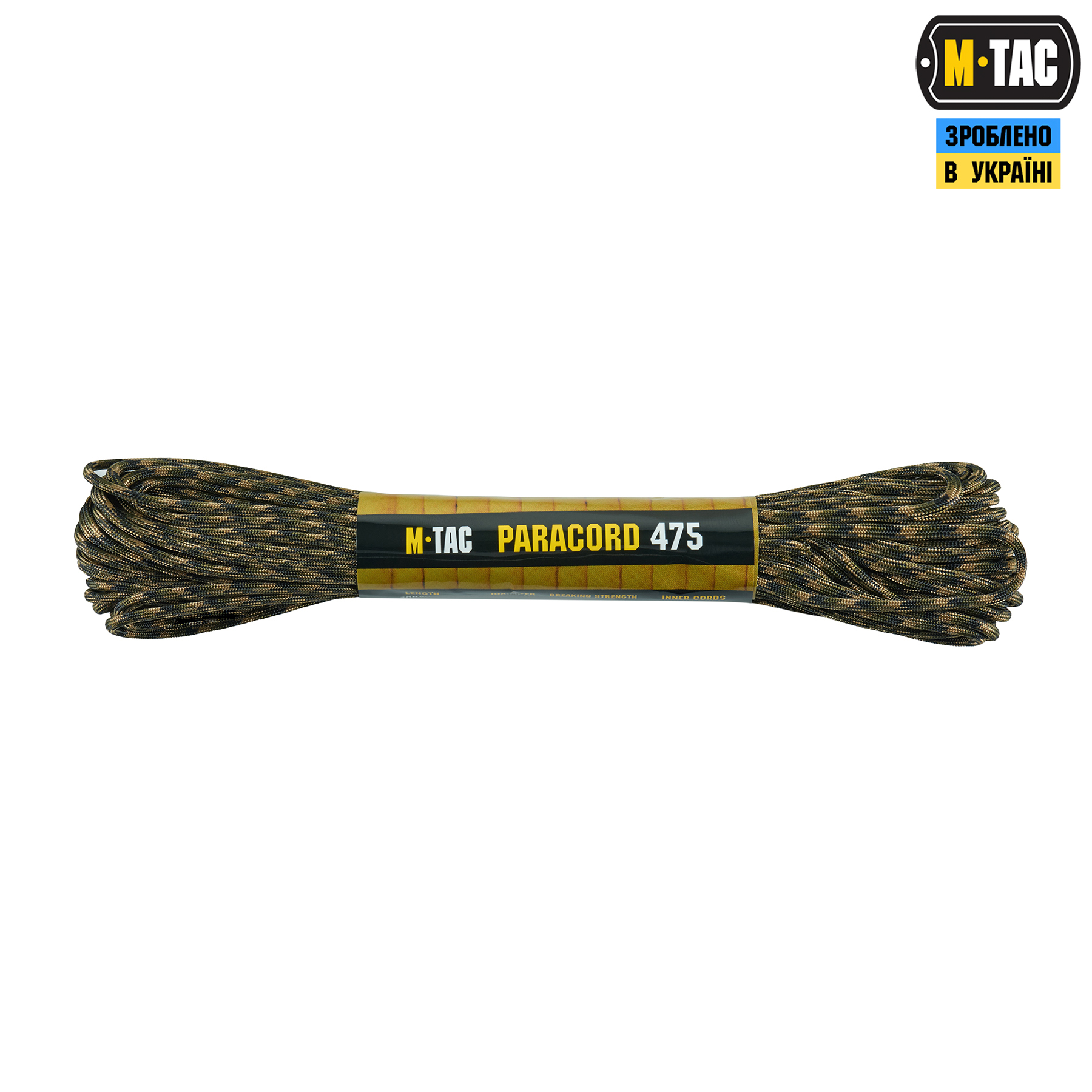 M-Tac паракорд 475 15m Woodland Marpat — 2