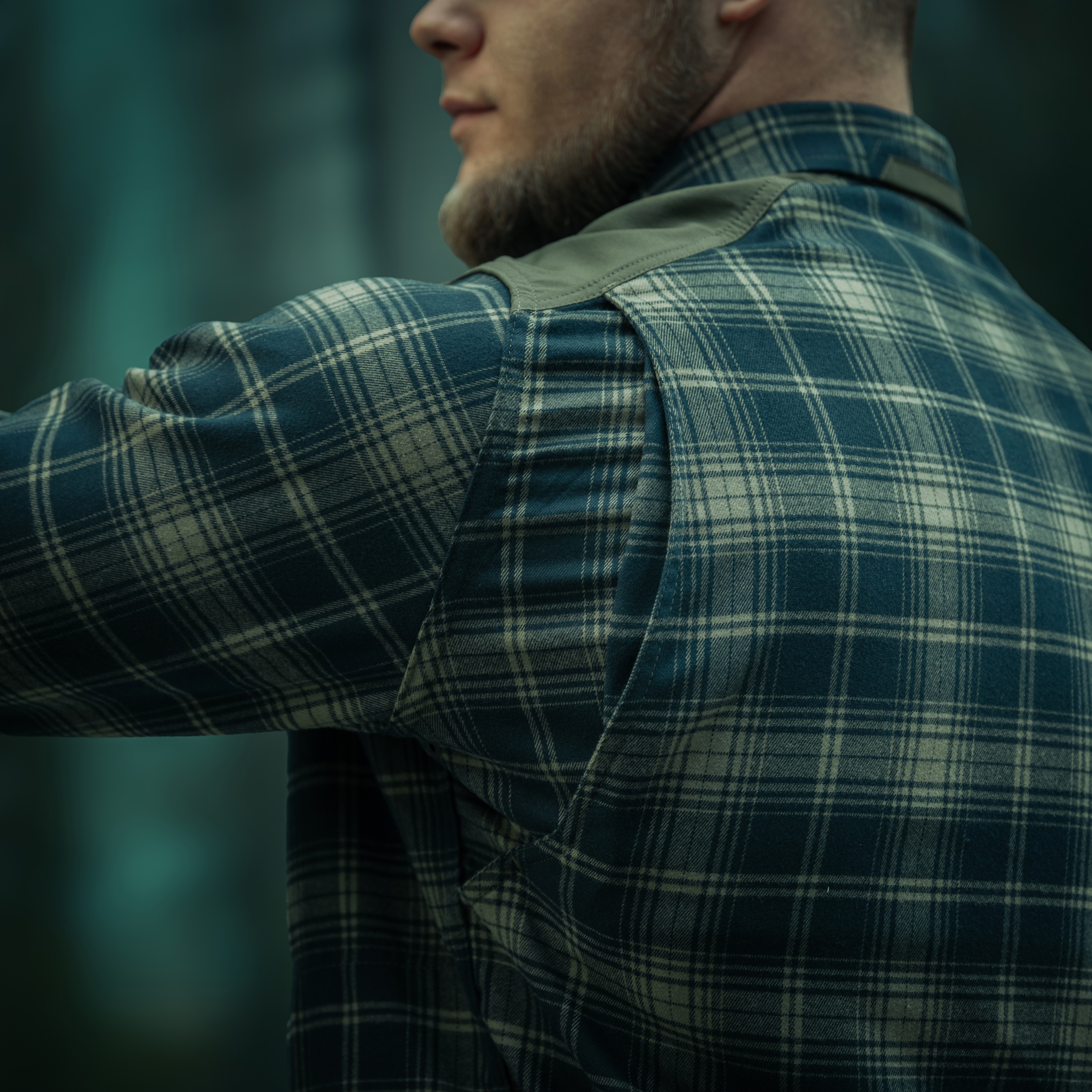 M-Tac рубашка Redneck Shirt Olive/Navy Blue — 22