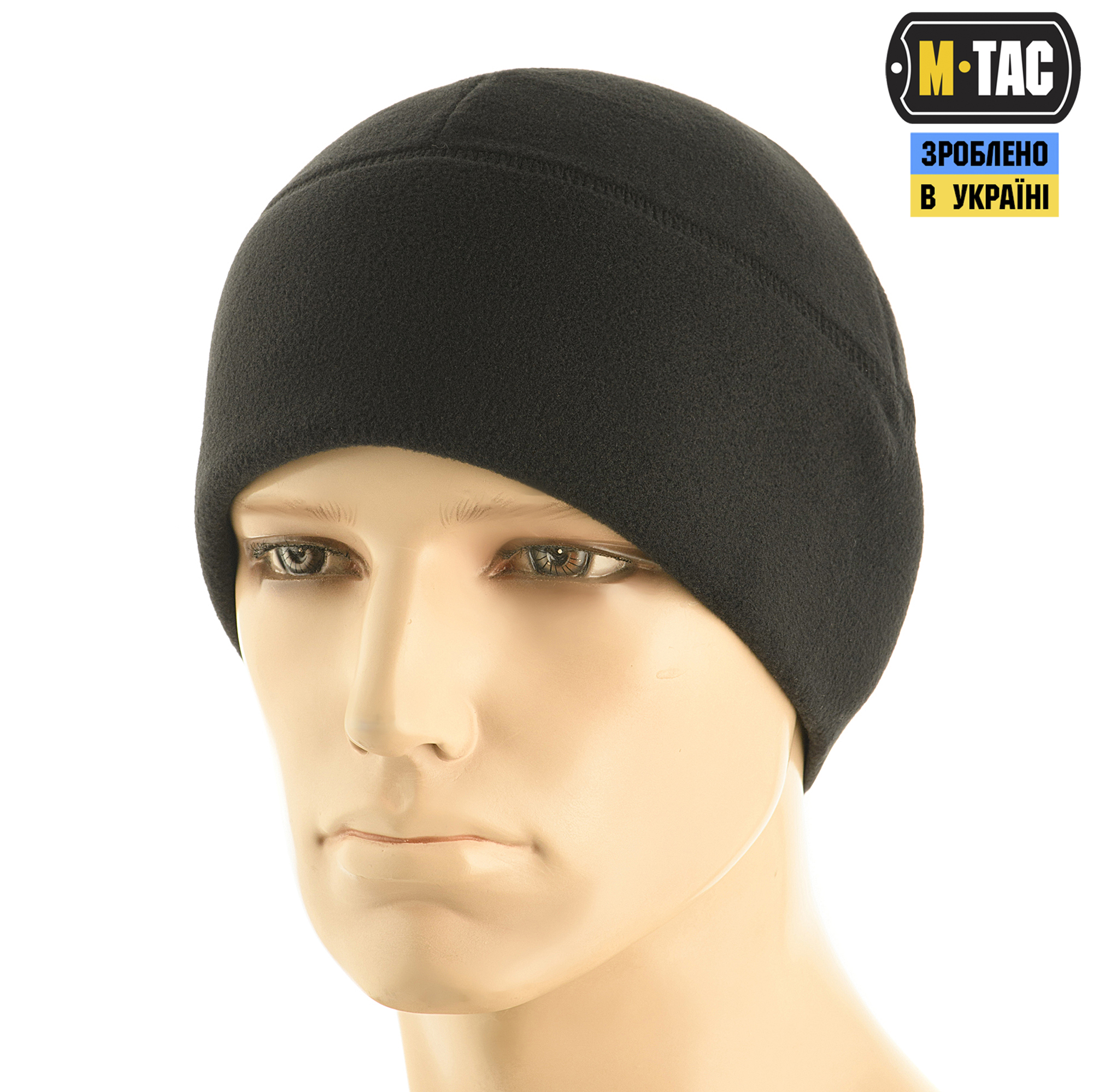 M-Tac шапка Watch Cap Premium флис (250г/м2) Black — 2