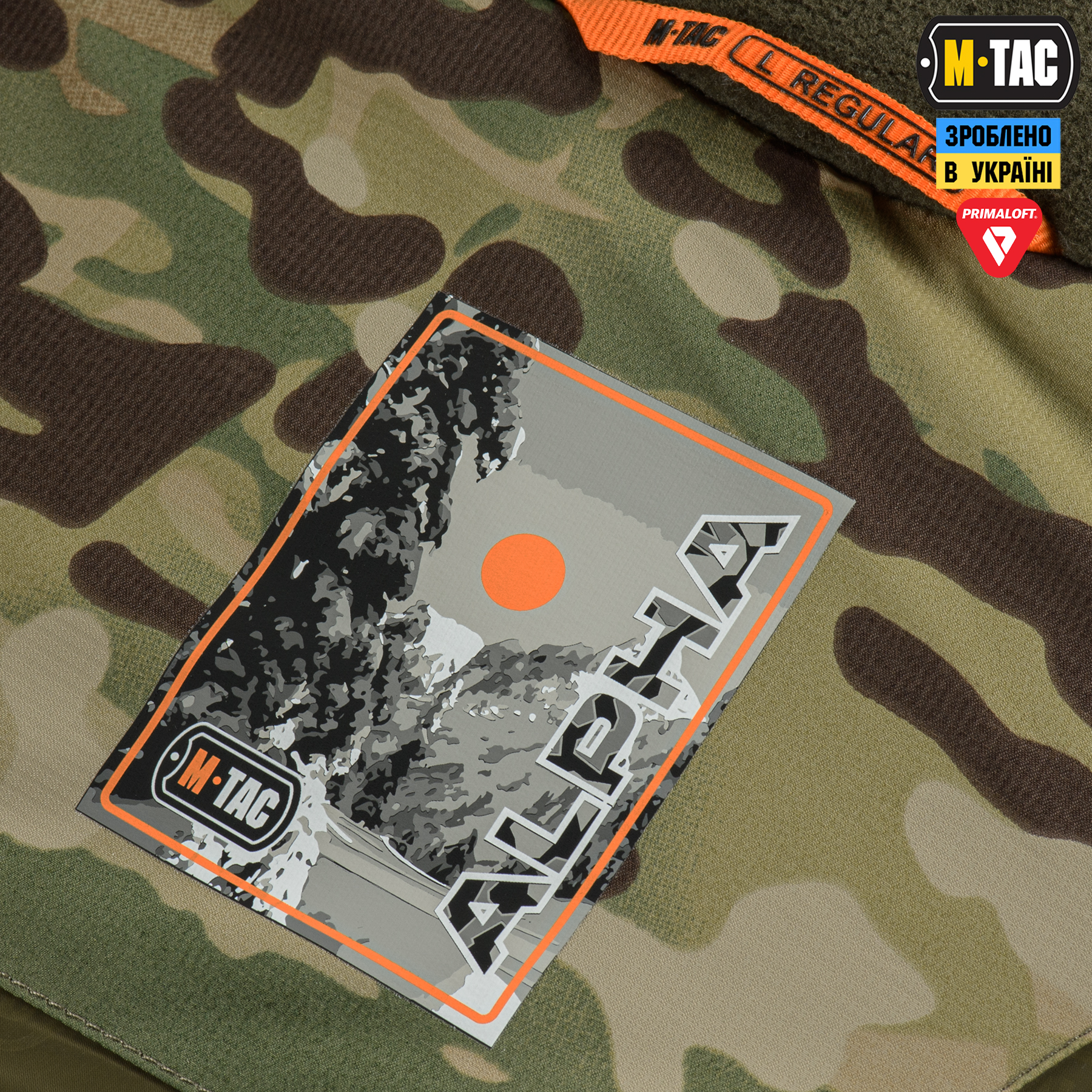 M-Tac куртка зимняя Alpha Combat Pro Primaloft MC — 13