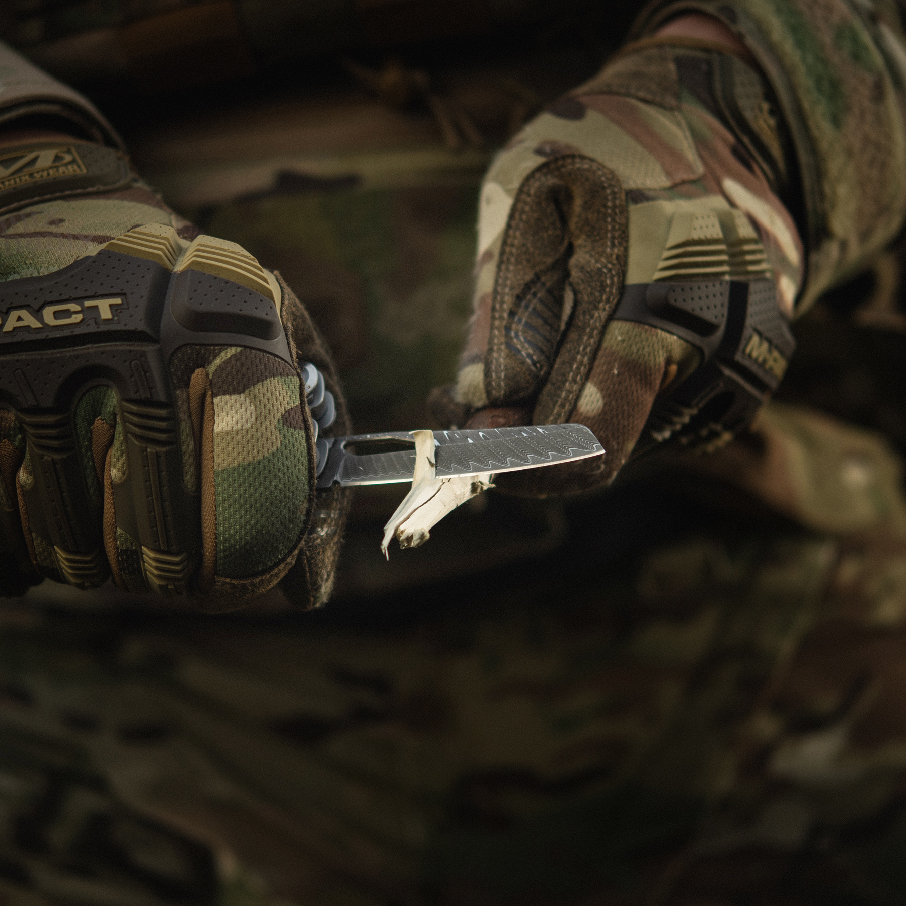 M-Tac мультитул Type 12 Steel/Damascus — 46