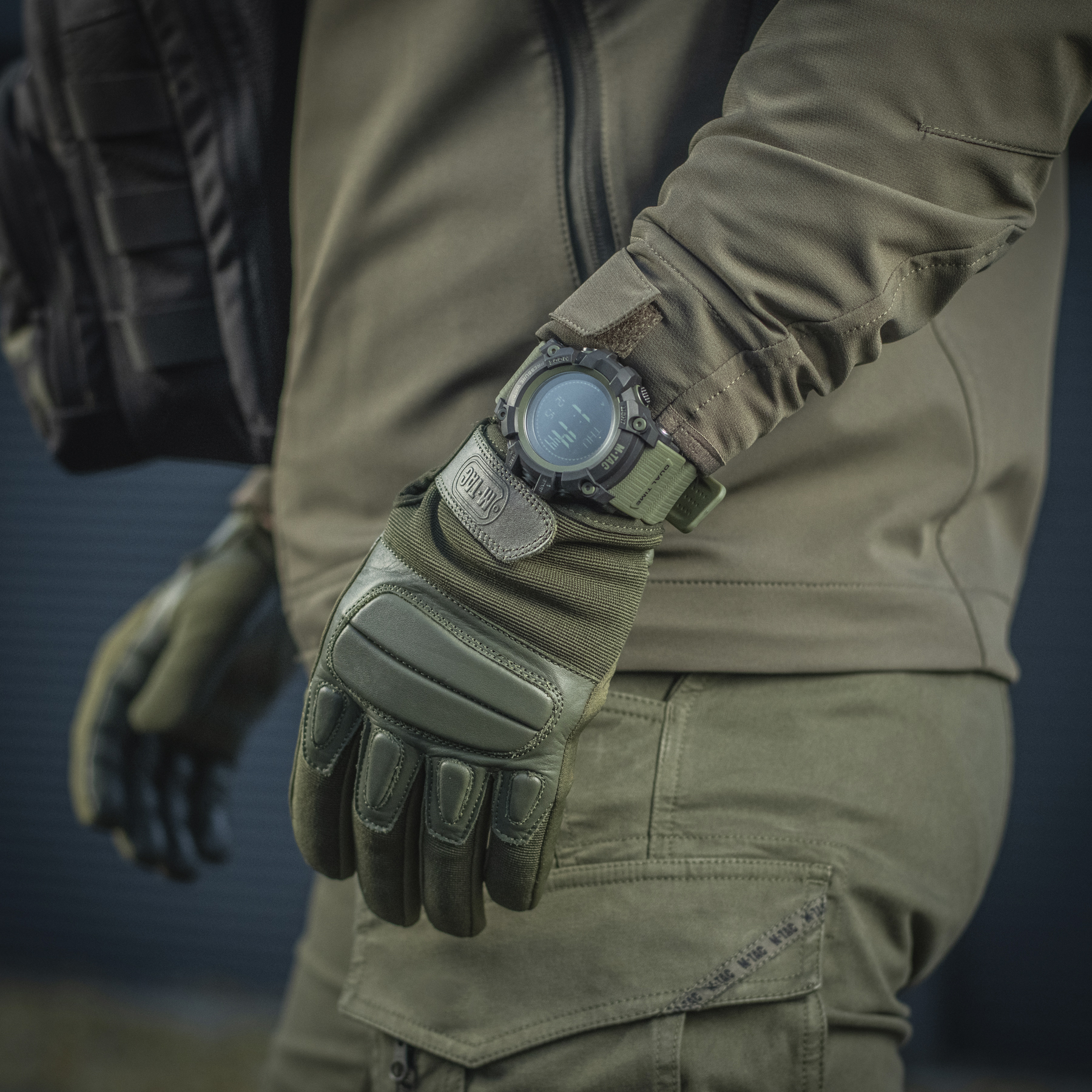 M-Tac часы тактические Adventure Black/Olive — 14