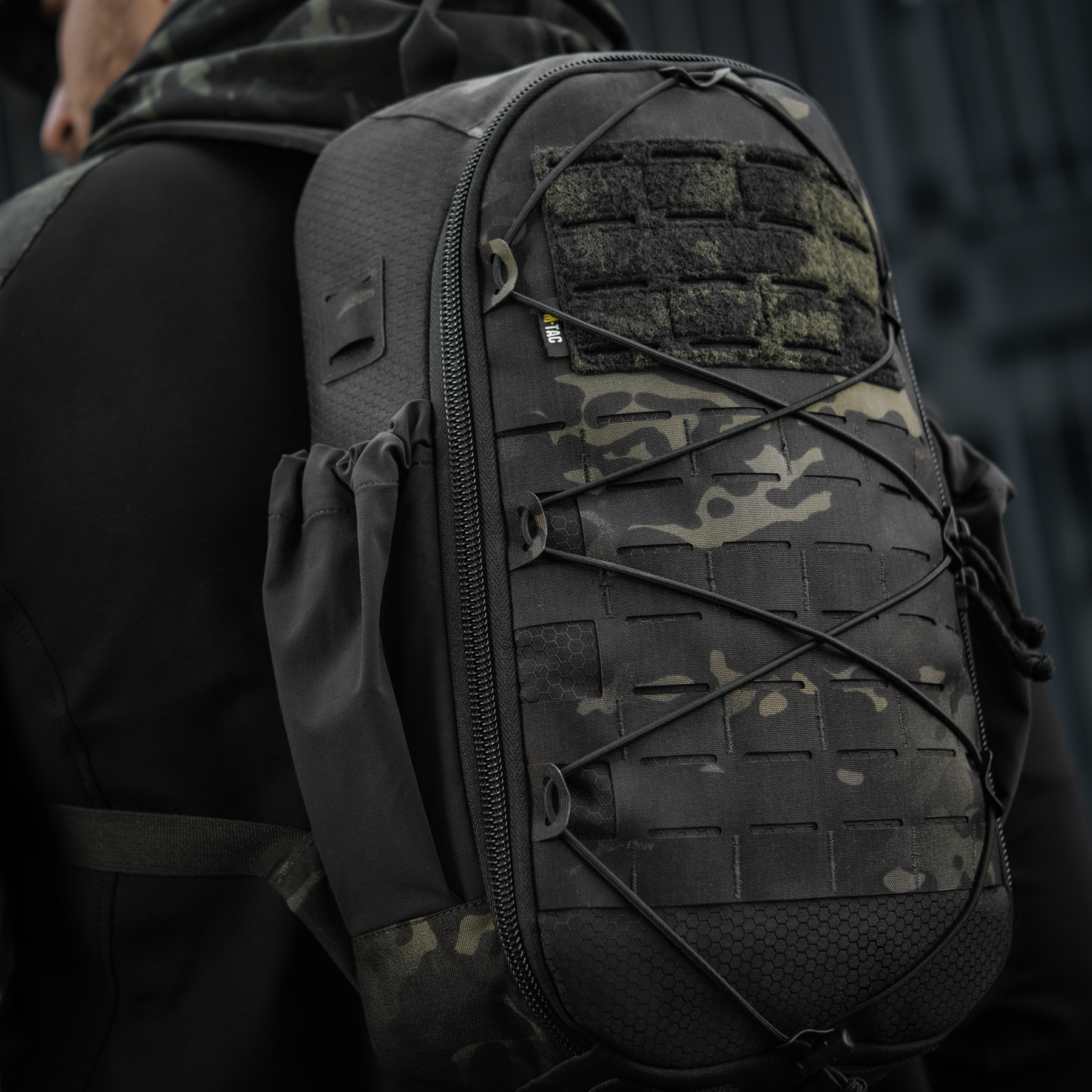 M-Tac рюкзак Sturm с эргономичными лямками Elite Multicam Black — 15