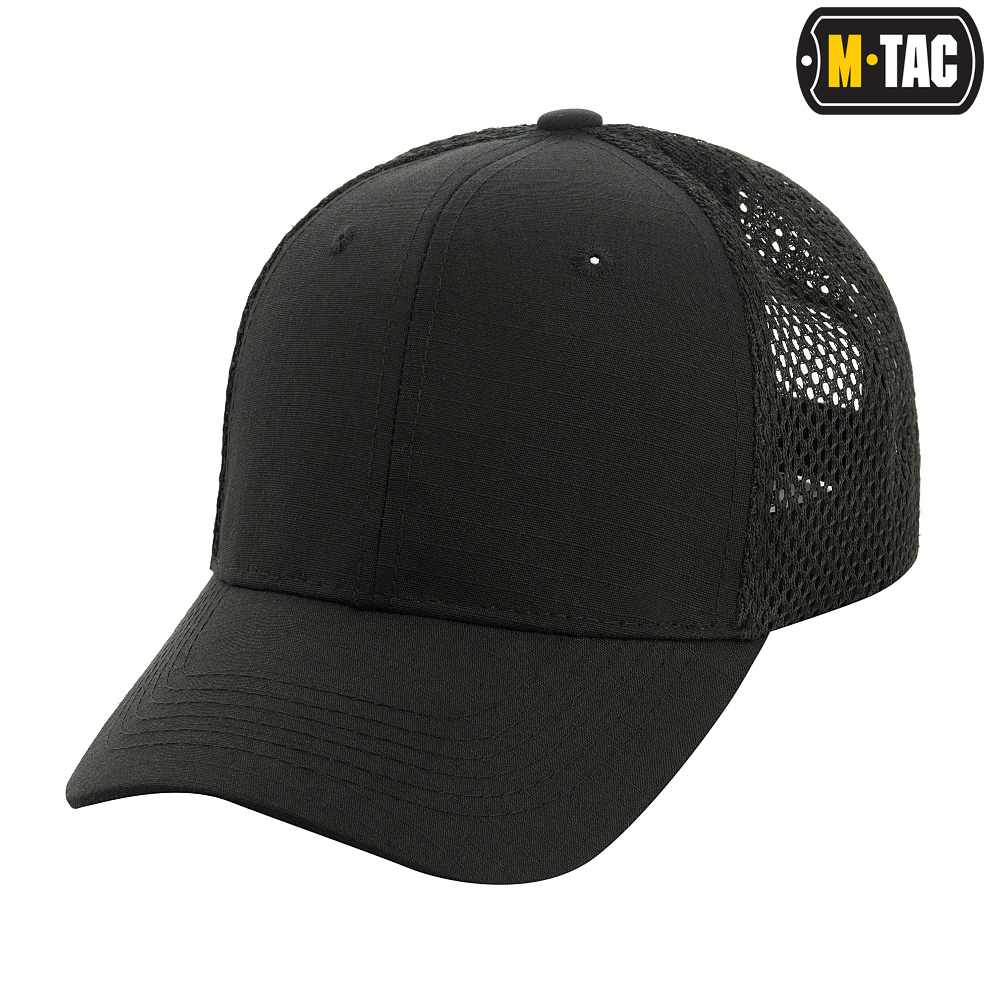 M-Tac бейсболка с сеткой Flex рип-стоп Black — 6