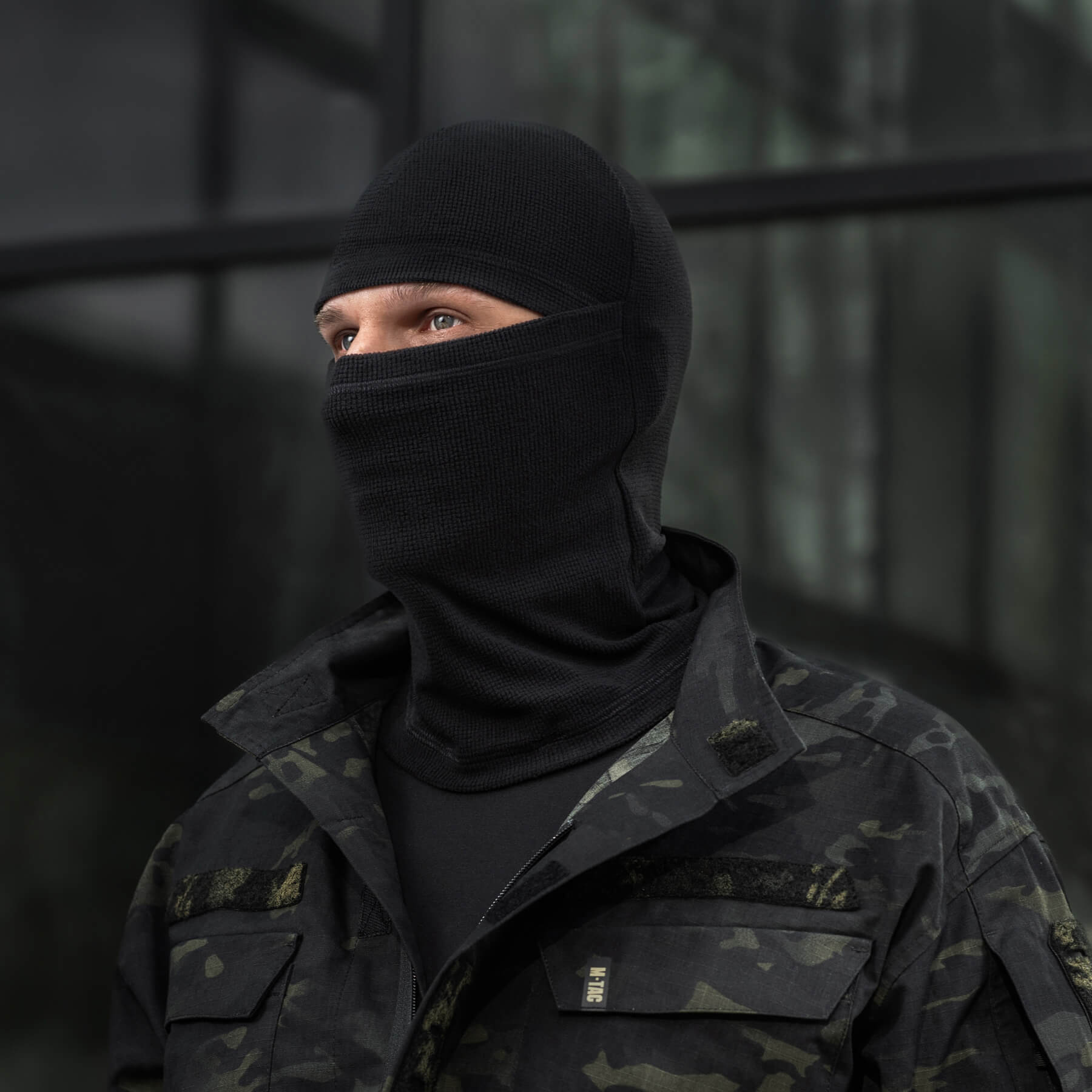 M-Tac балаклава-ниндзя Basic микрофлис рип-стоп Black — 8