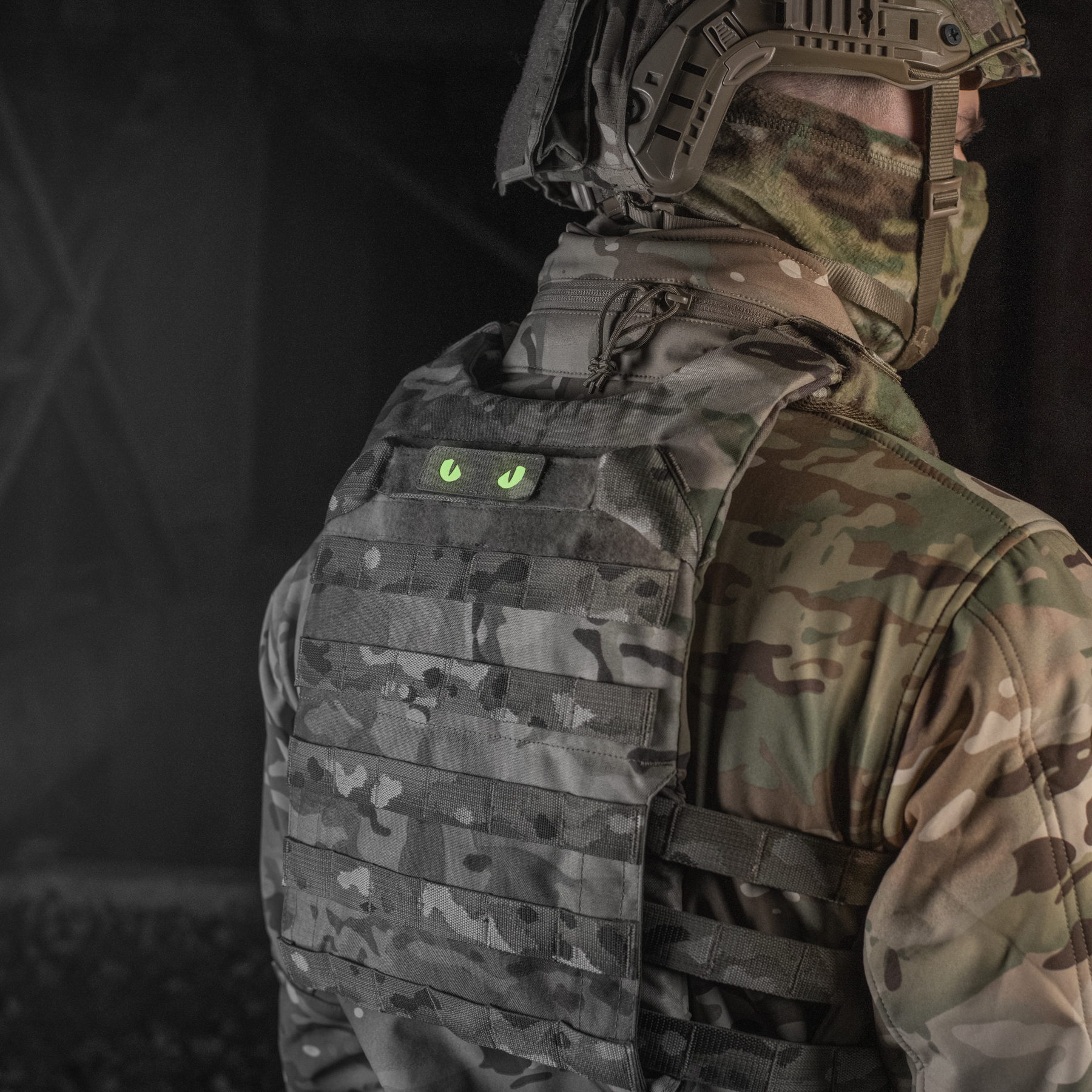 M-Tac нашивка Cat Eyes Laser Cut Multicam/GID — 13