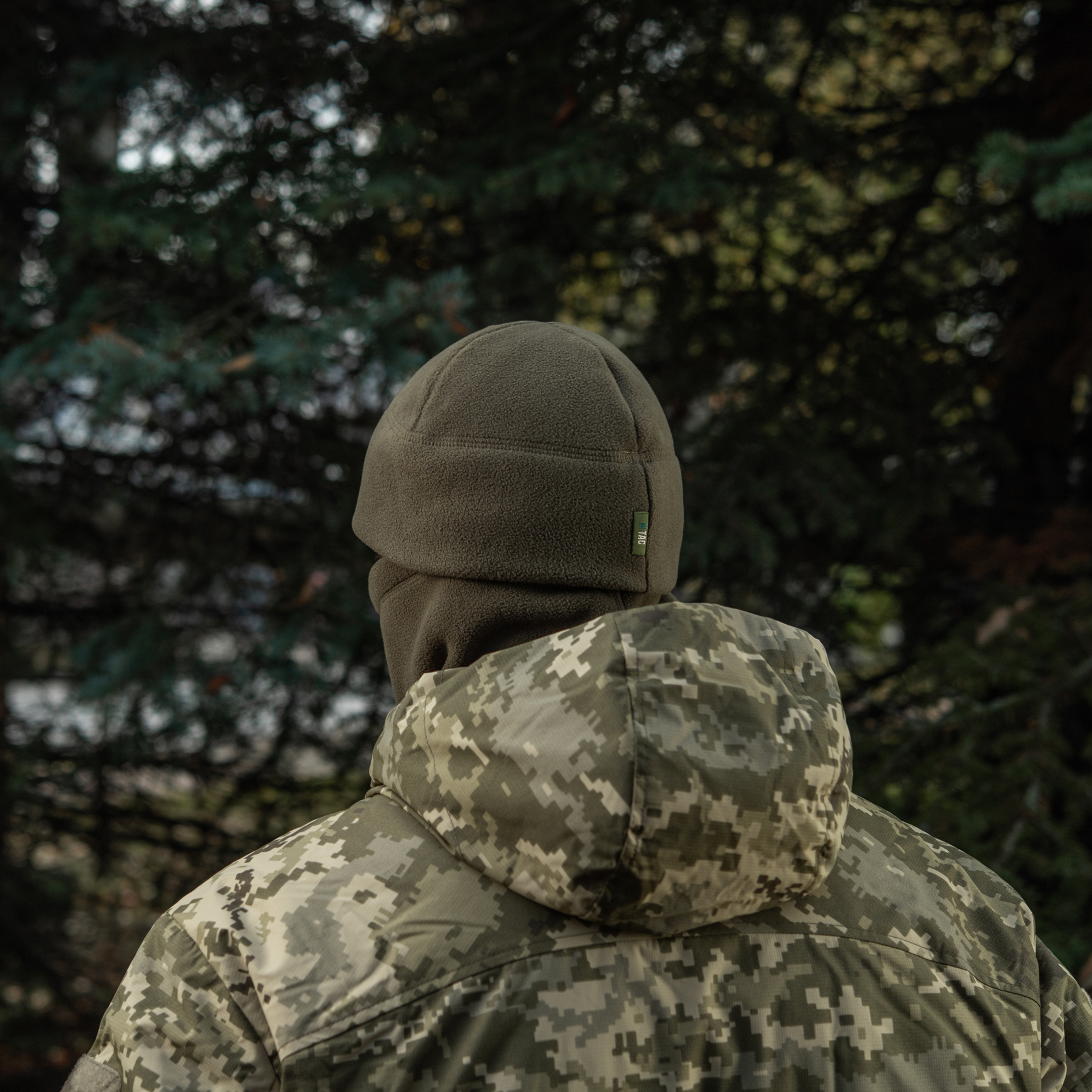 M-Tac шапка Watch Cap Elite флис (320г/м2) with Slimtex Dark Olive — 9