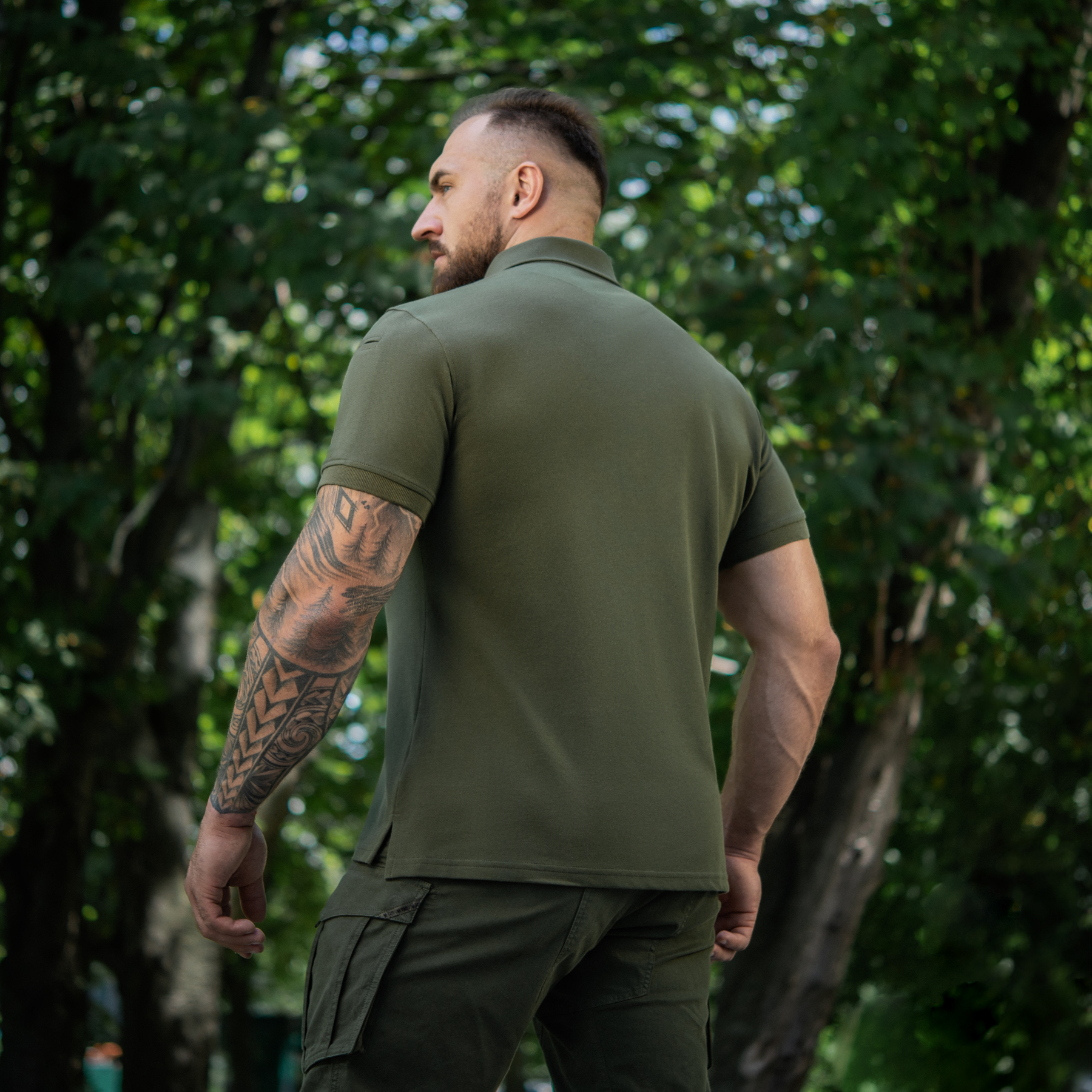 M-Tac поло Basic 65/35 Army Olive — 9