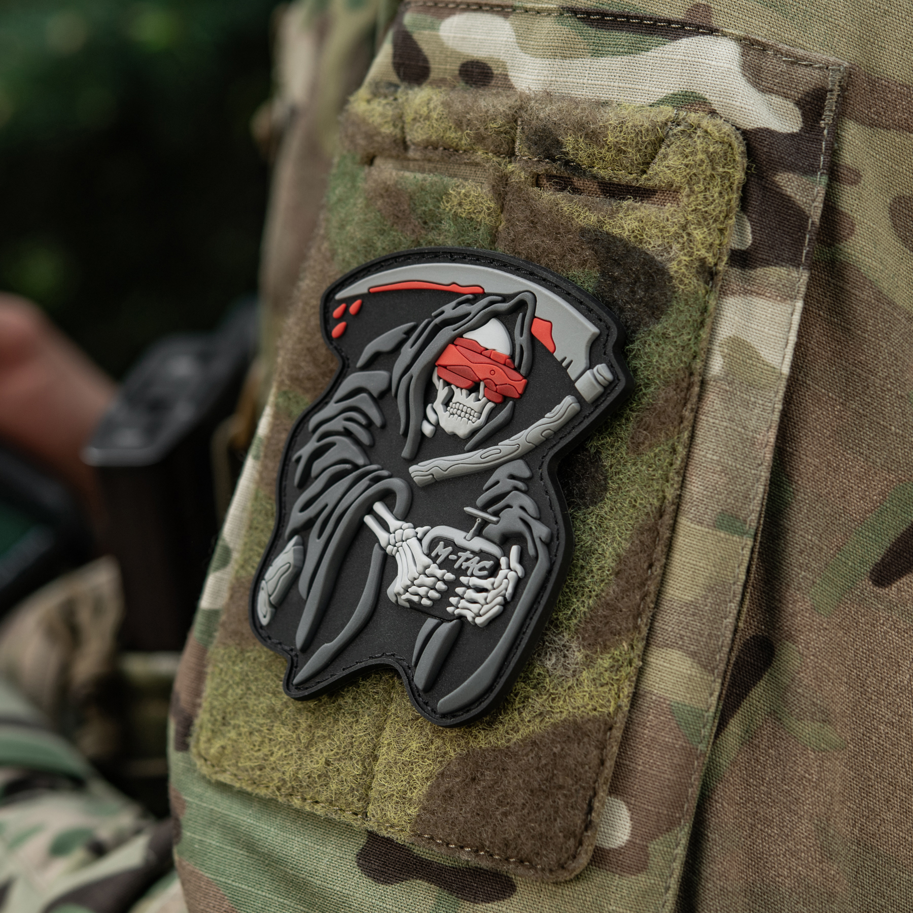 M-Tac нашивка FPV Operator PVC Black/Grey — 13