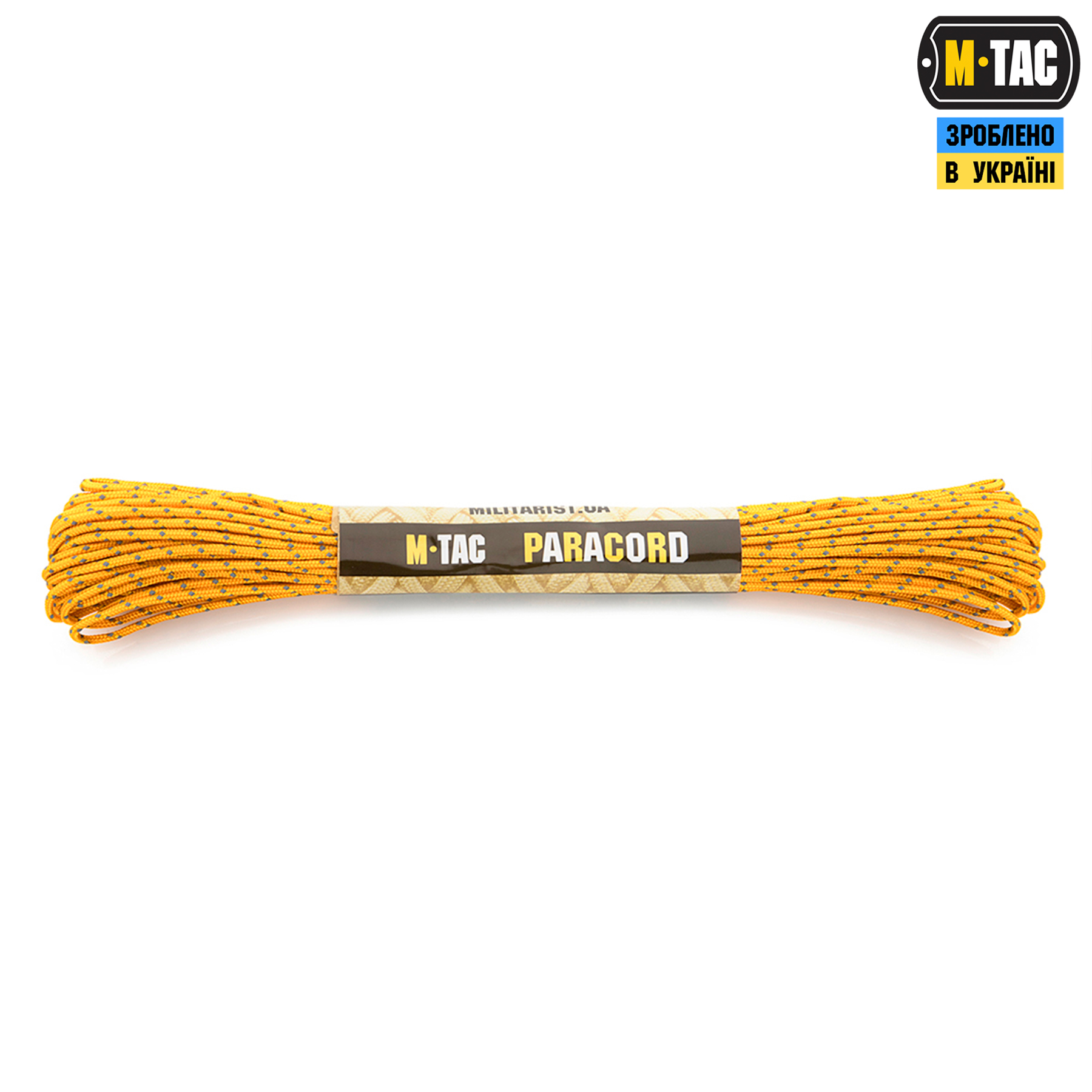 M-Tac паракорд Minicord 15m Reflective Goldenrod — 2