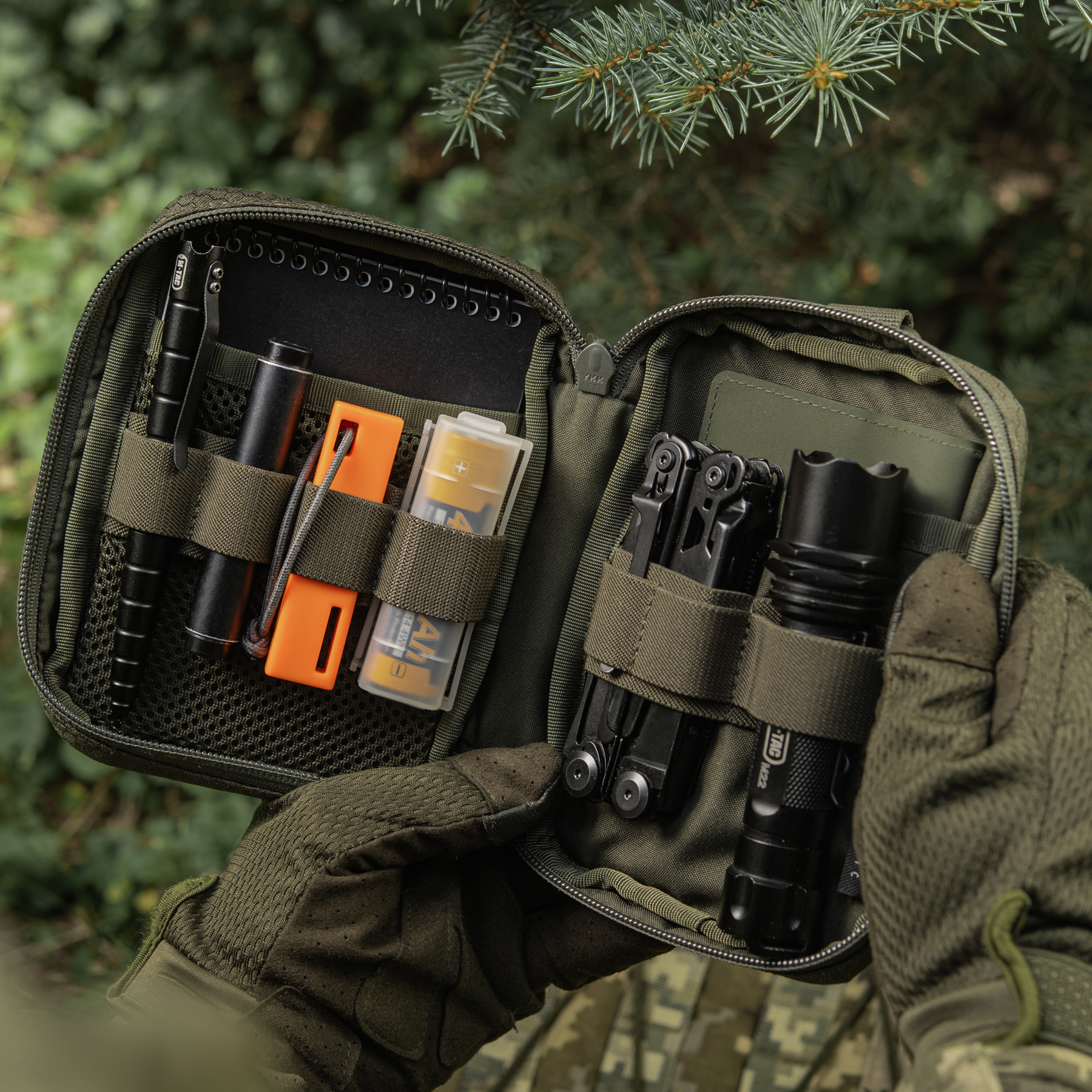 M-Tac EDC Pocket HEX Elite Ranger Green — 30