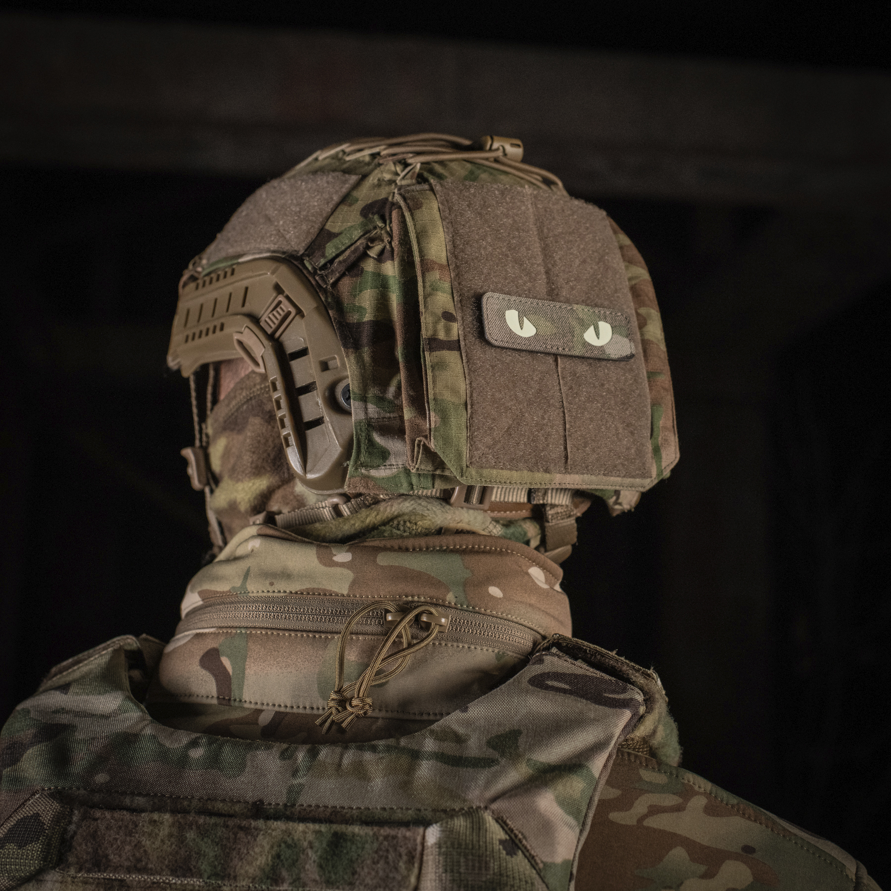 M-Tac нашивка Cat Eyes Laser Cut Multicam/GID — 12