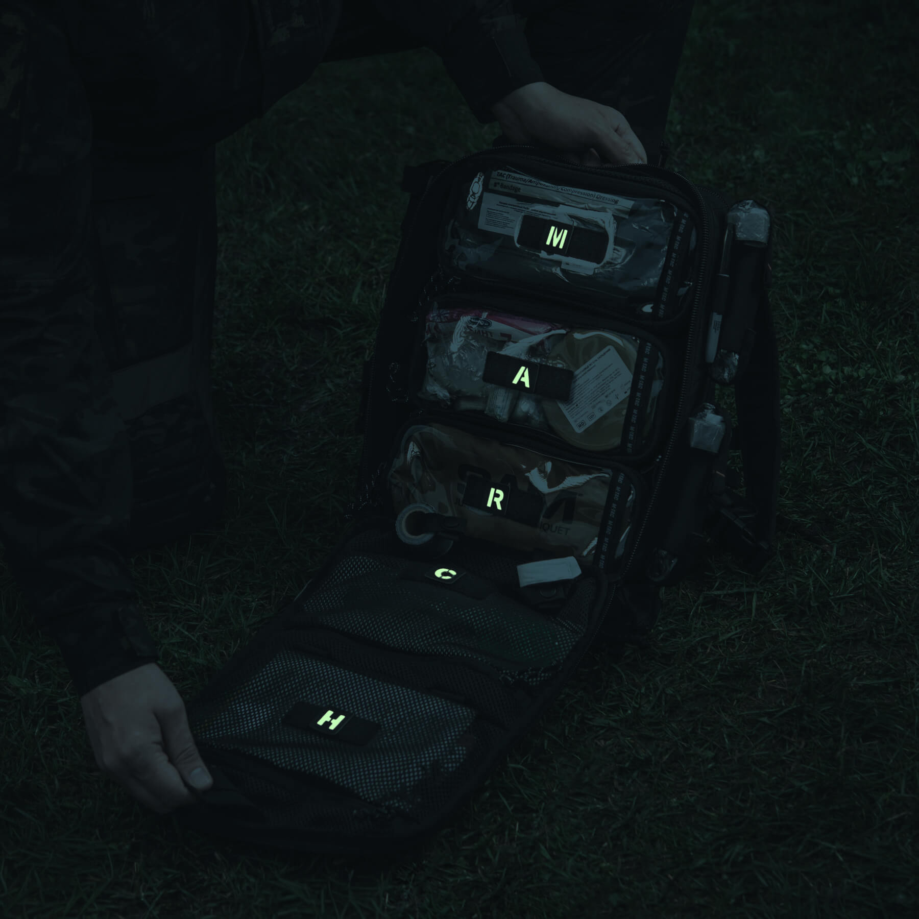M-Tac нашивка MARCH Black/GID — 10