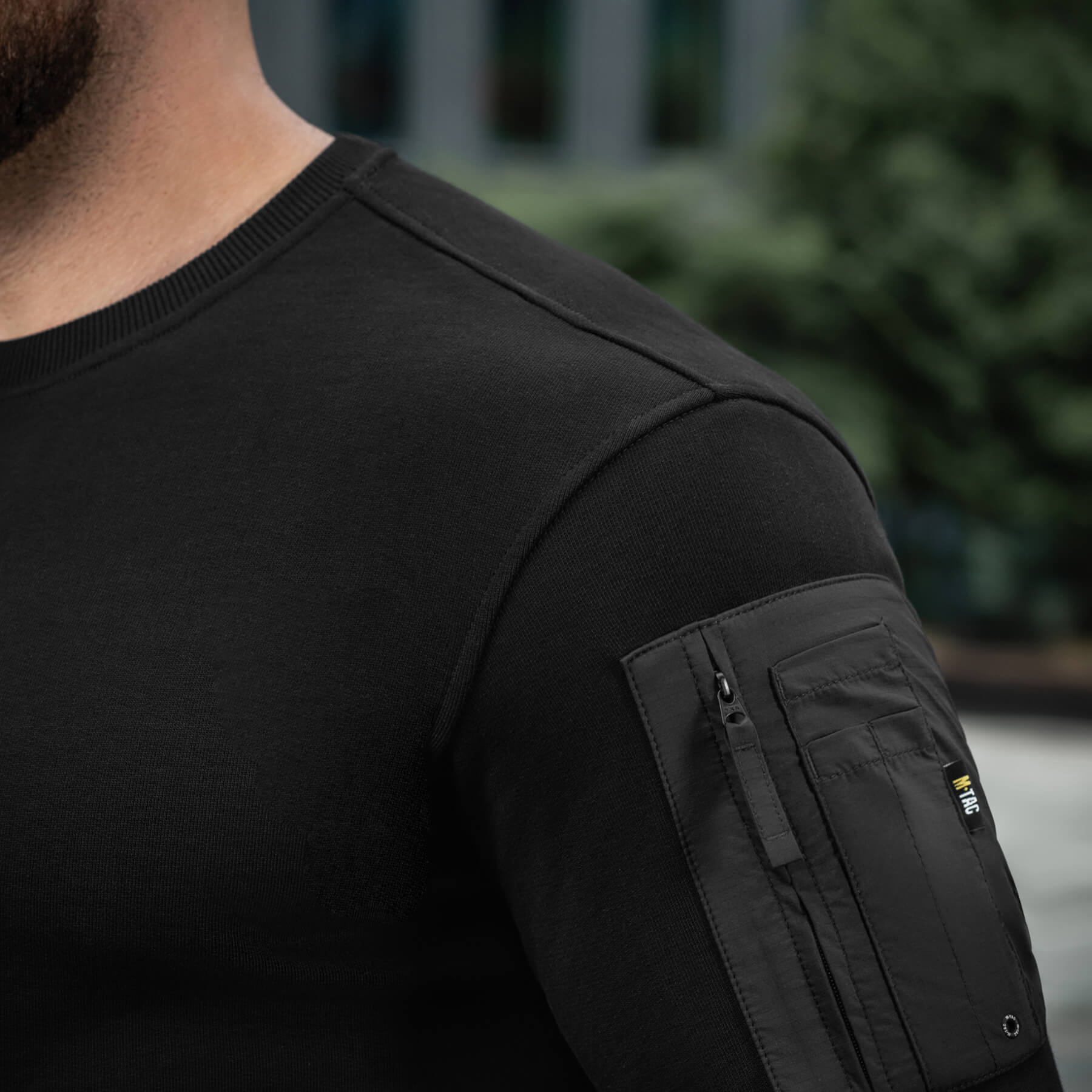 M-Tac свитшот Nylon Pocket Cotton Hard Black — 13