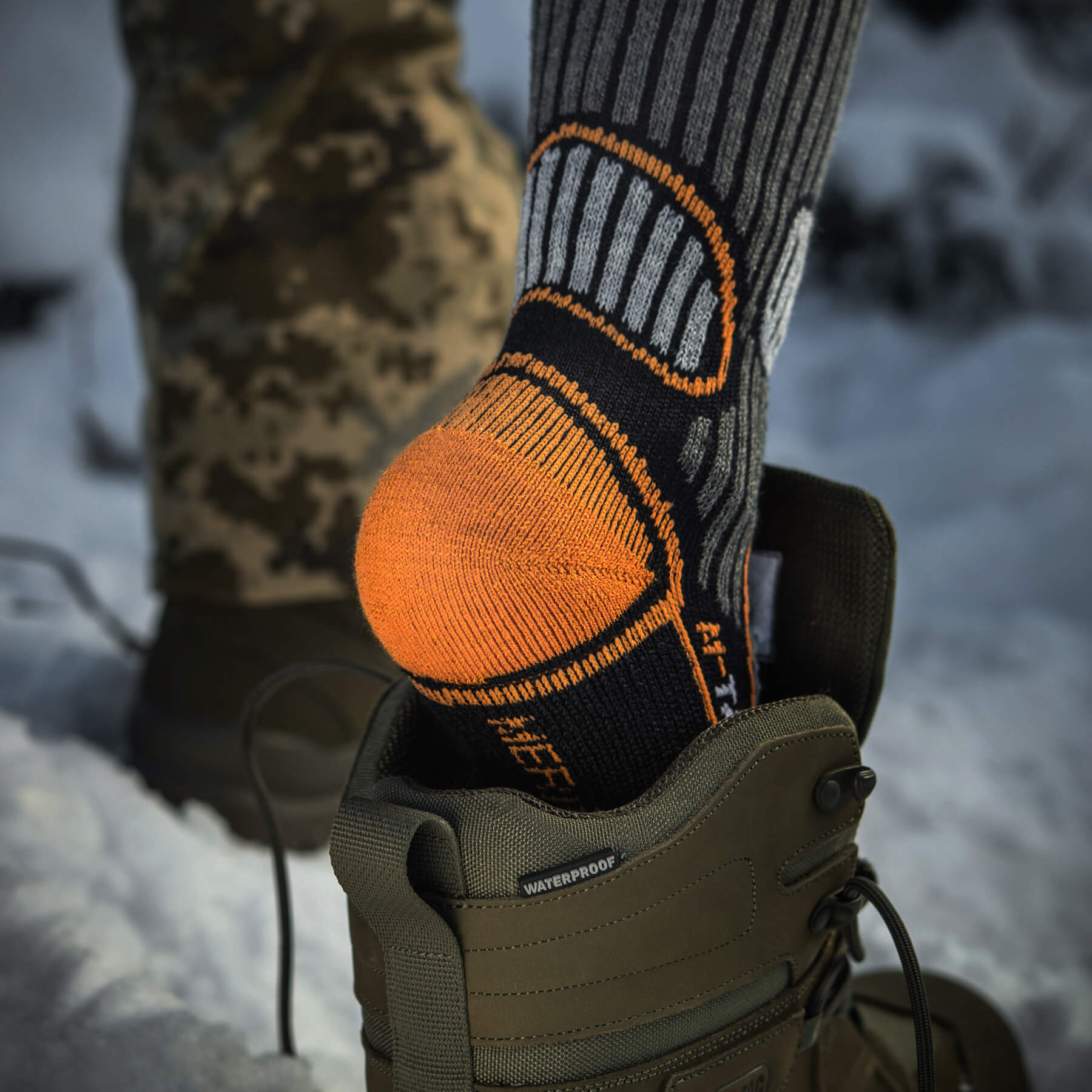 M-Tac носки Polar Merino 40% Long Black — 18