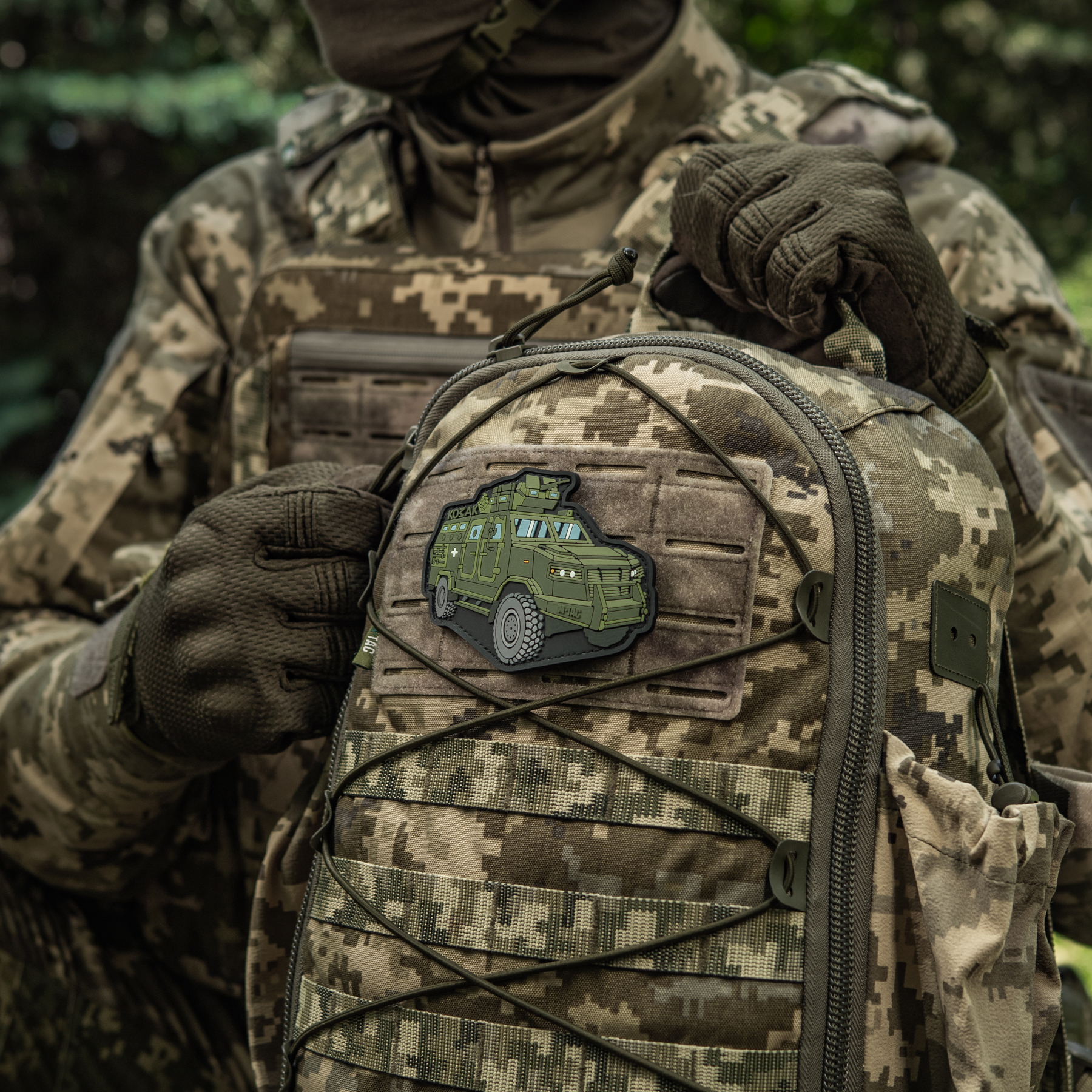 M-Tac нашивка Козак (PVC) — 19