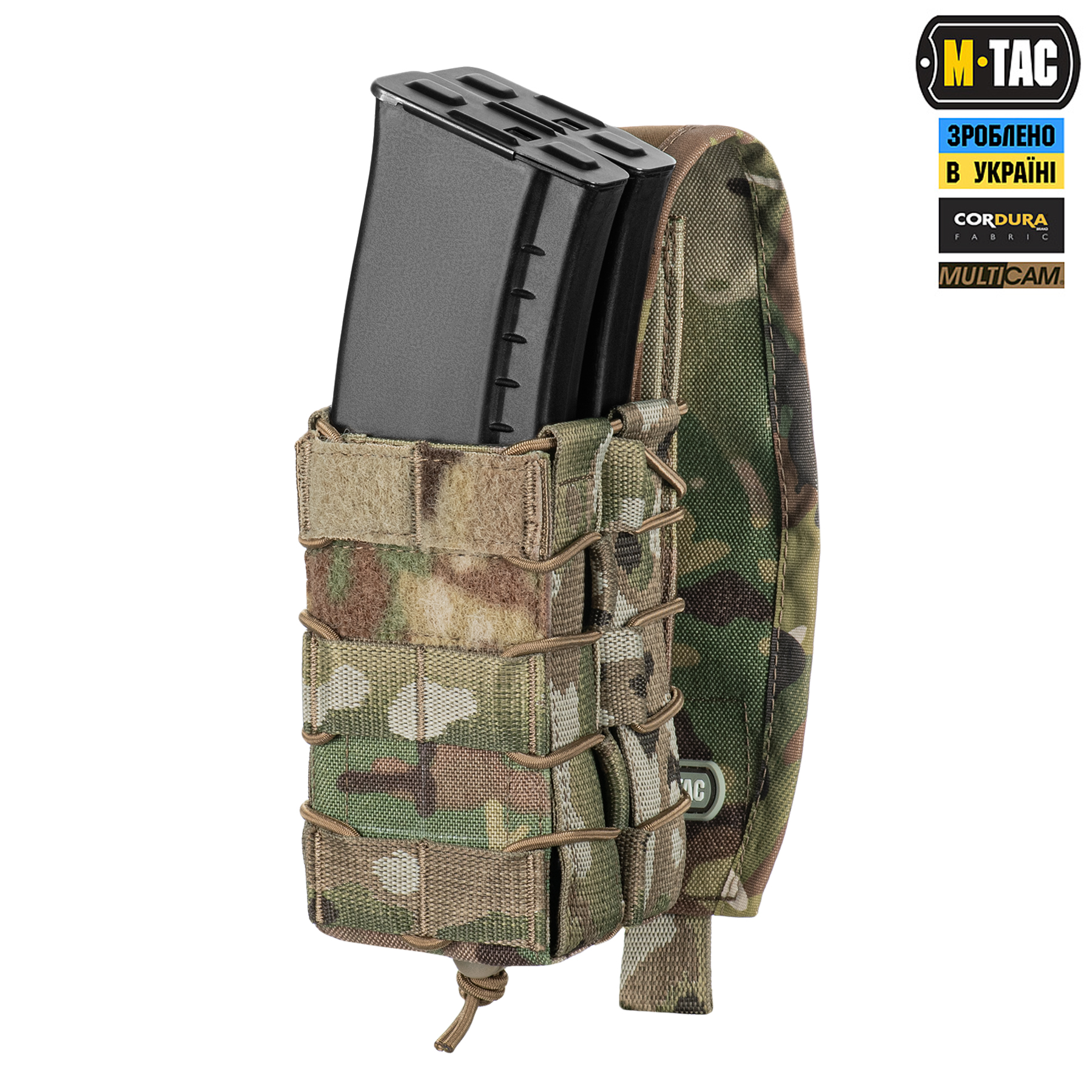 M-Tac подсумок для АК двойной с клапаном Gen.3 Multicam — 5