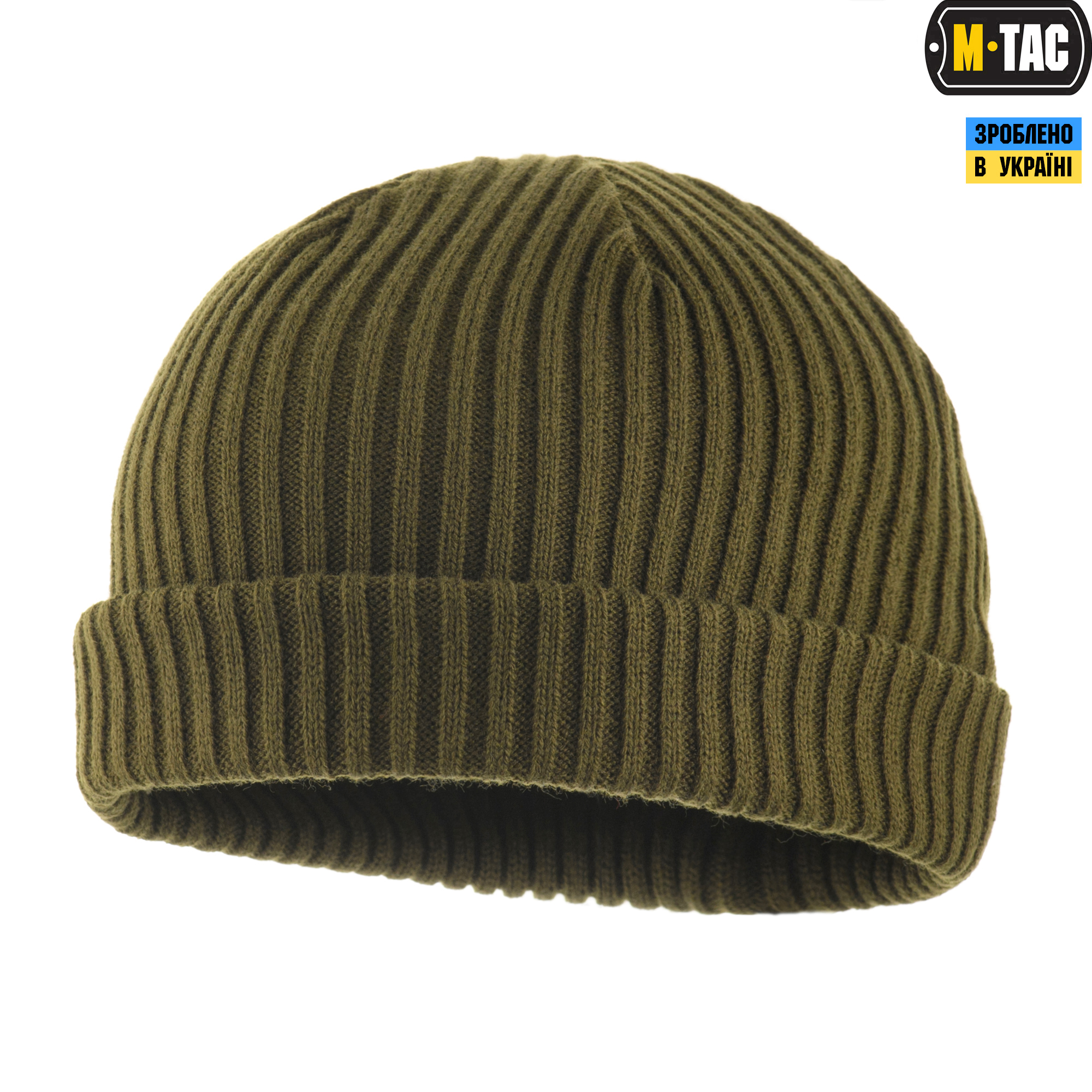 M-Tac шапка вязаная 100% акрил Dark Olive — 5