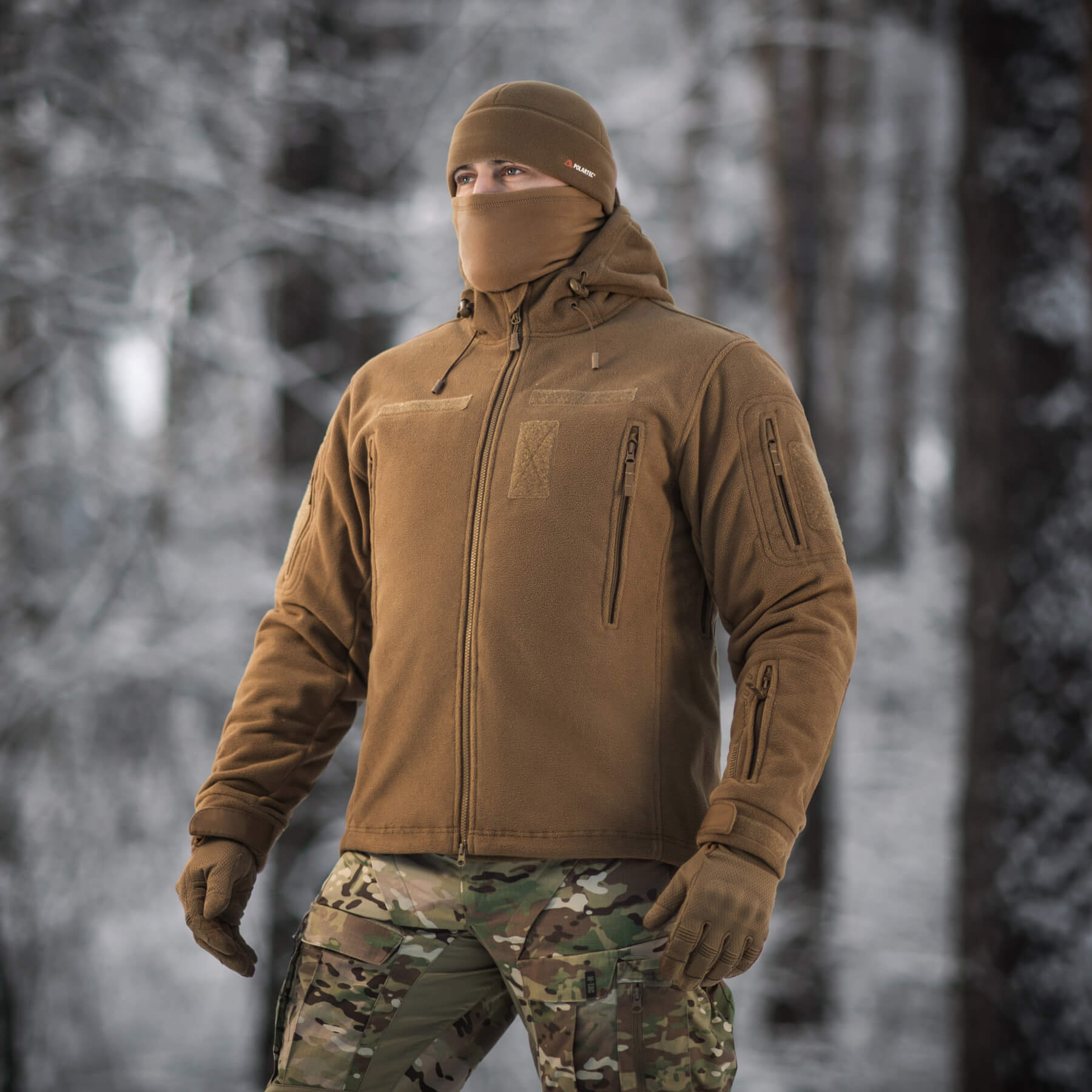 M-Tac куртка флисовая Windblock Division Gen.III Coyote Brown — 15