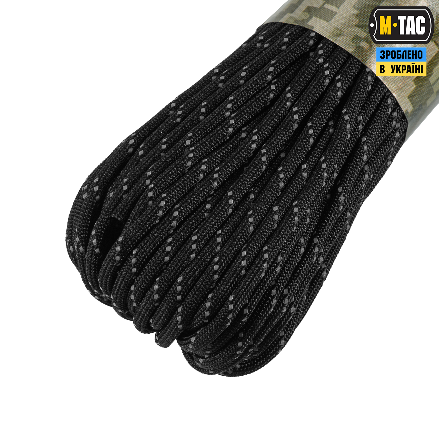 M-Tac паракорд 550 mil-spec 30m Black Reflective — 4